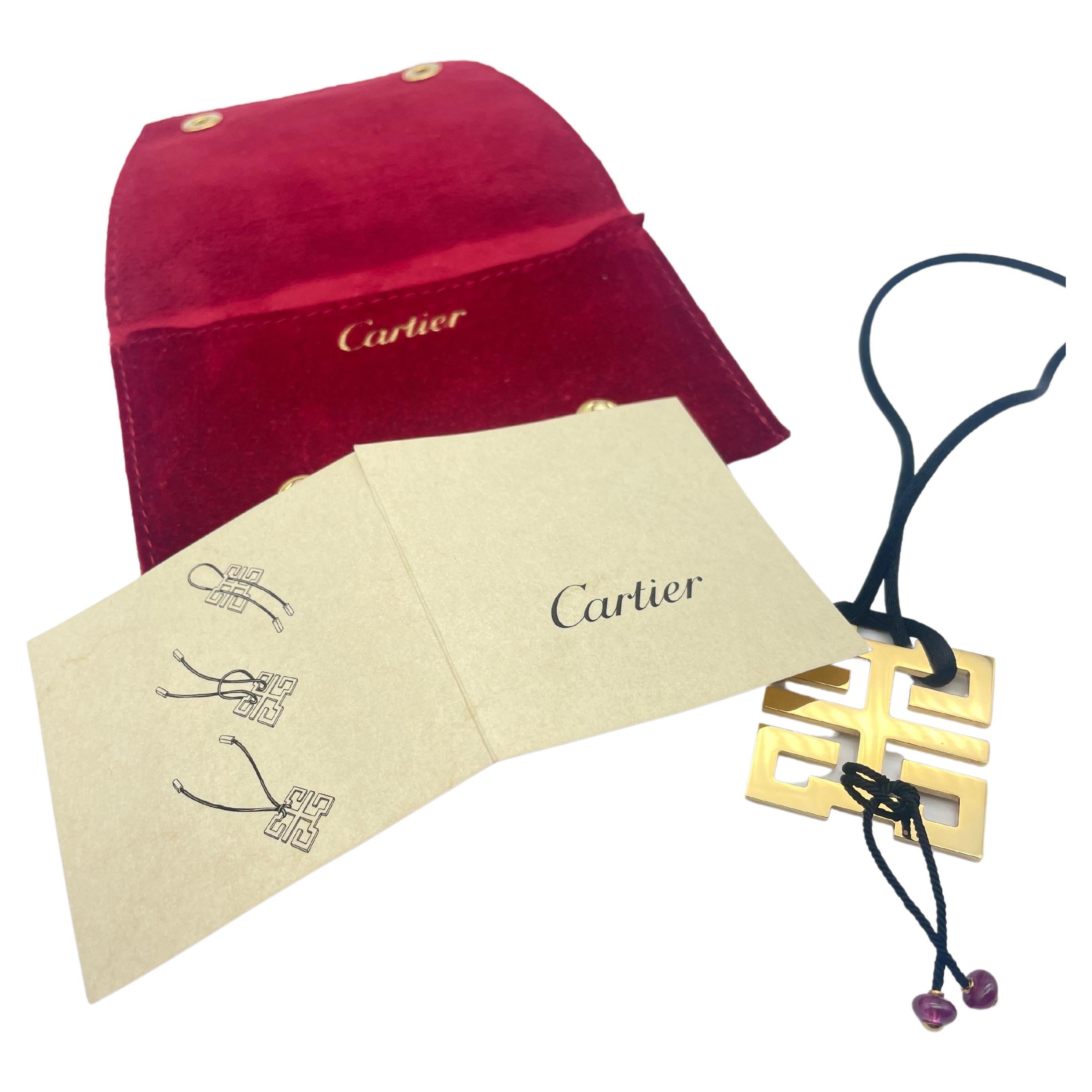 Cartier: 18 Karat Gelbgold Halskette „Le Baiser du Dragon“  im Angebot 4