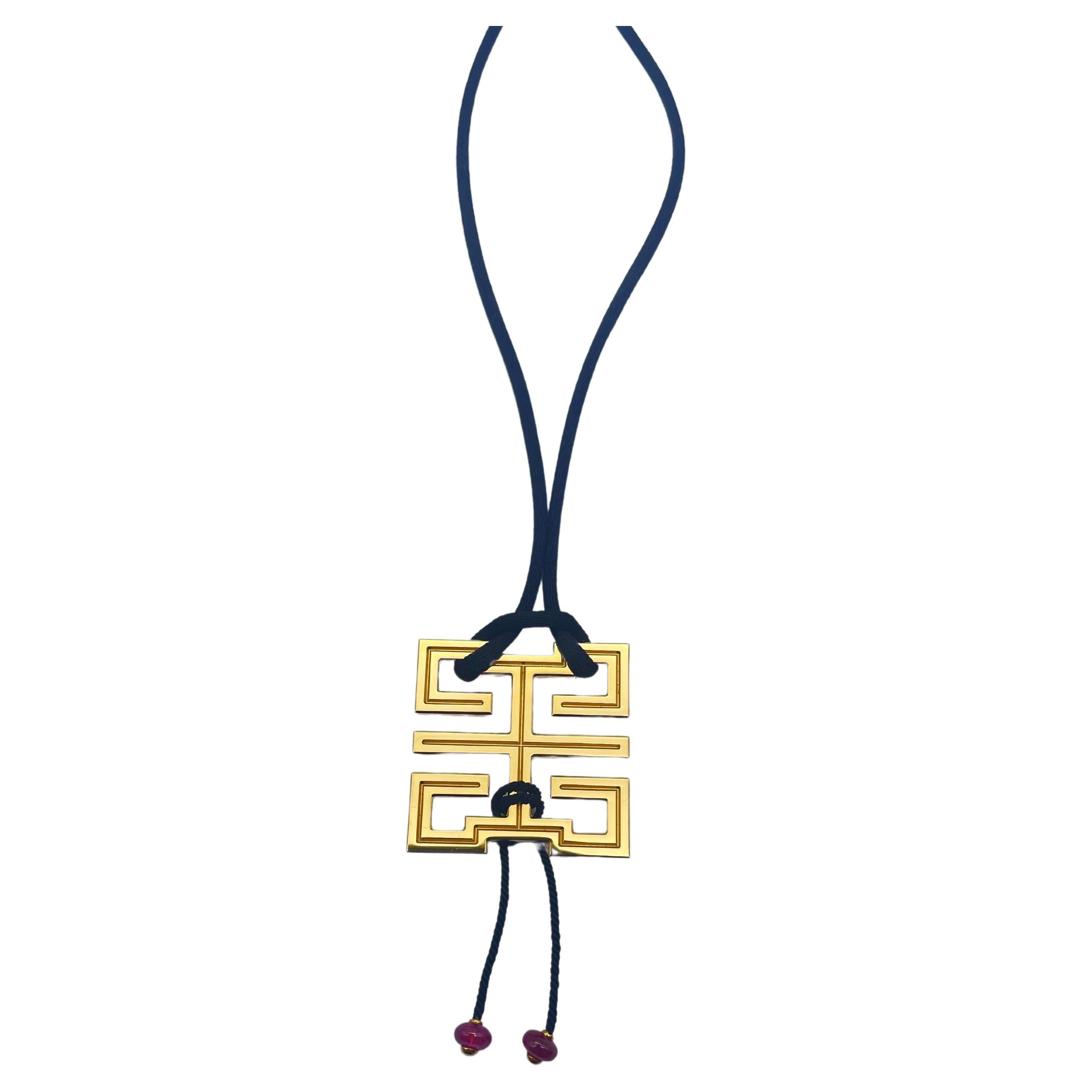 Cartier: 18 Karat Gelbgold Halskette „Le Baiser du Dragon“  im Angebot 1