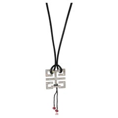 Cartier Le Baiser du Dragon Pendant Necklace With Ruby Tassel 1.64 CTW