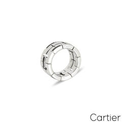 Cartier Le Baiser Du Dragon Ring White Gold and Enamel
