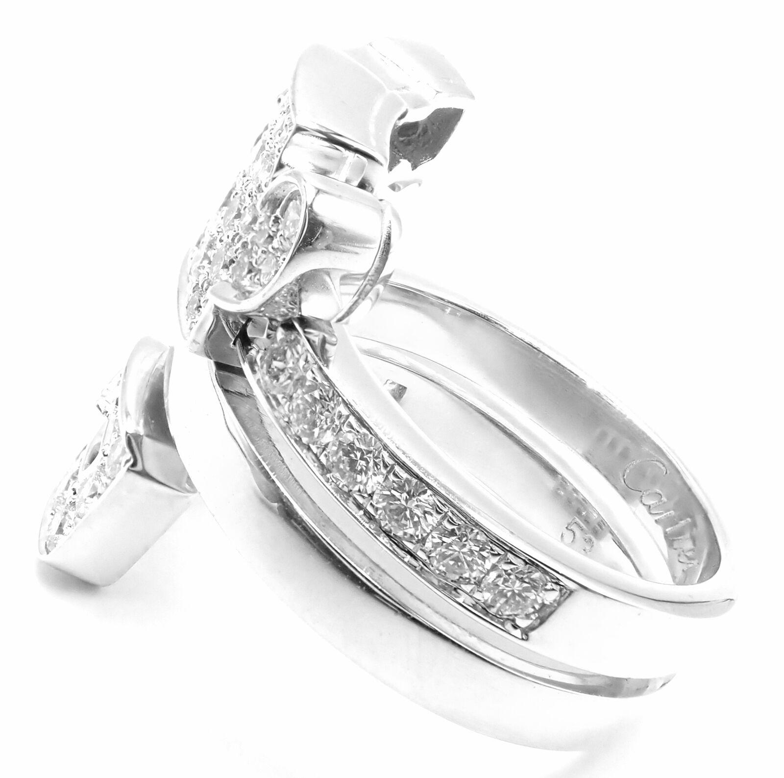 Cartier Le Baiser Du Dragon Rubin Diamant Gold Ring im Angebot 1