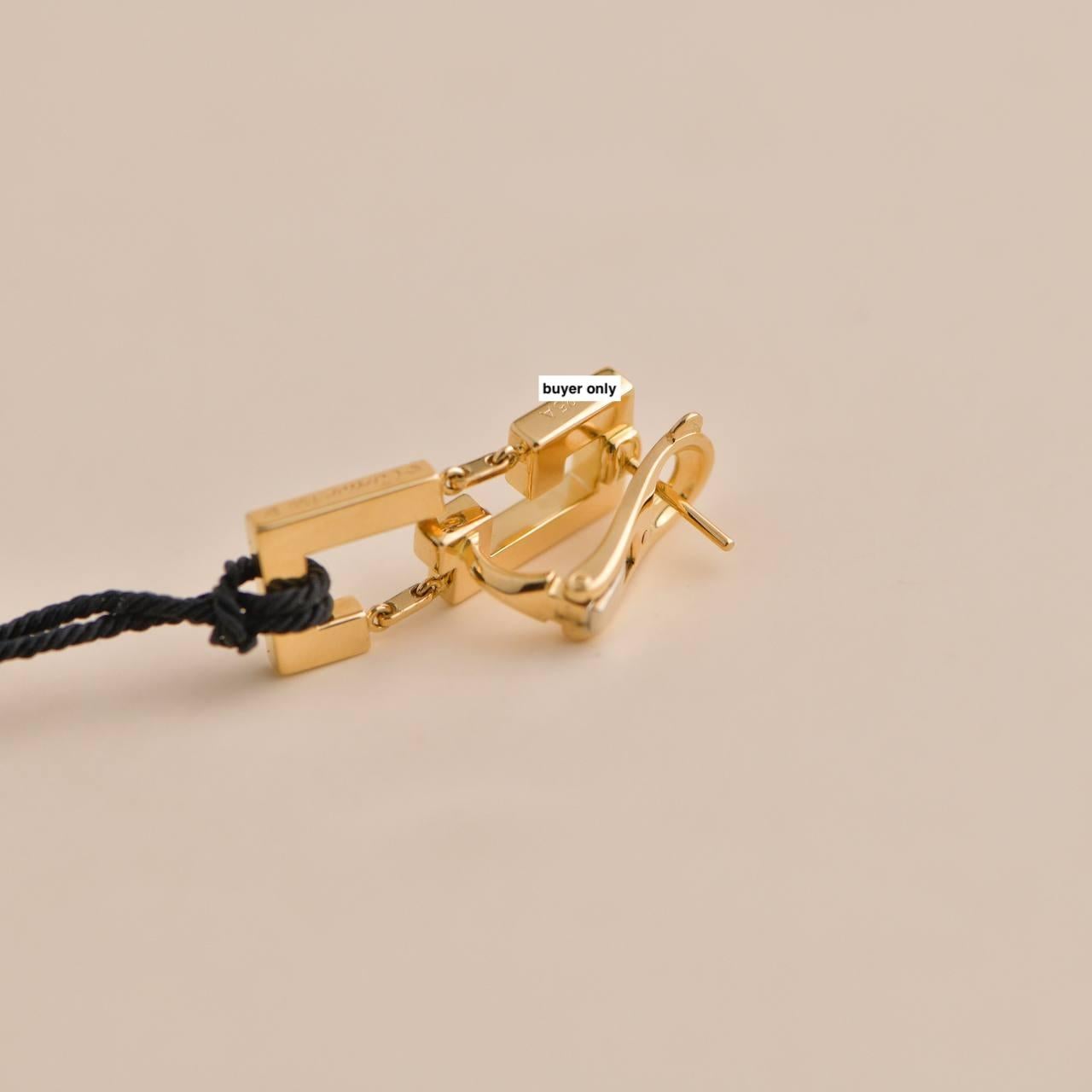 Cartier Le Baiser Du Dragon Boucles d'oreilles en or jaune et rubis en vente 3