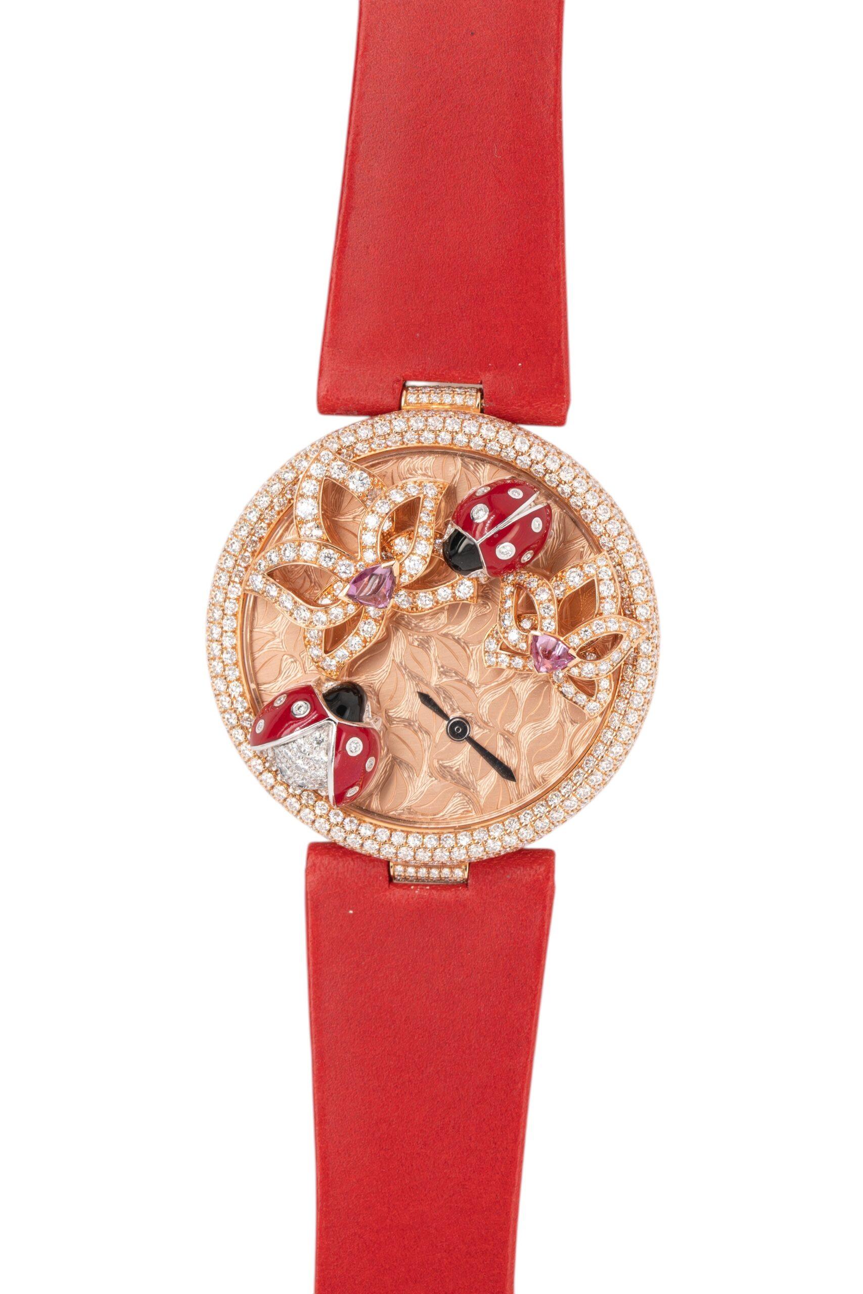 Women's or Men's Cartier Le Cirque Animalier Coccinelles Diamond Ladies Watch For Sale