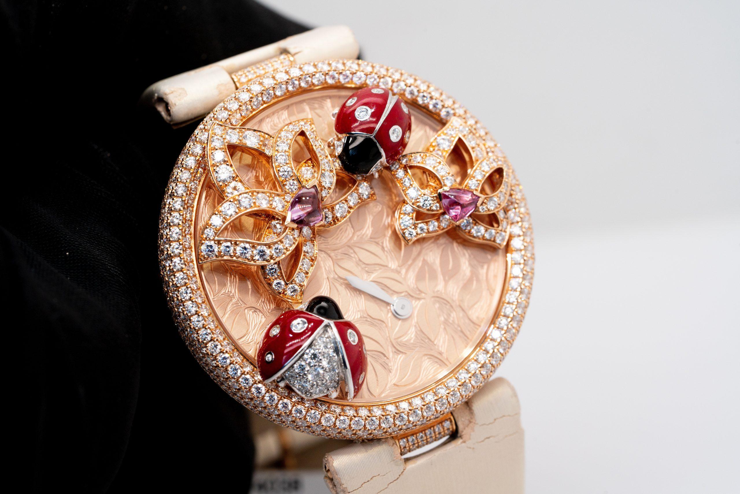 Cartier Le Cirque Animalier Coccinelles Diamond Ladies Watch For Sale 3