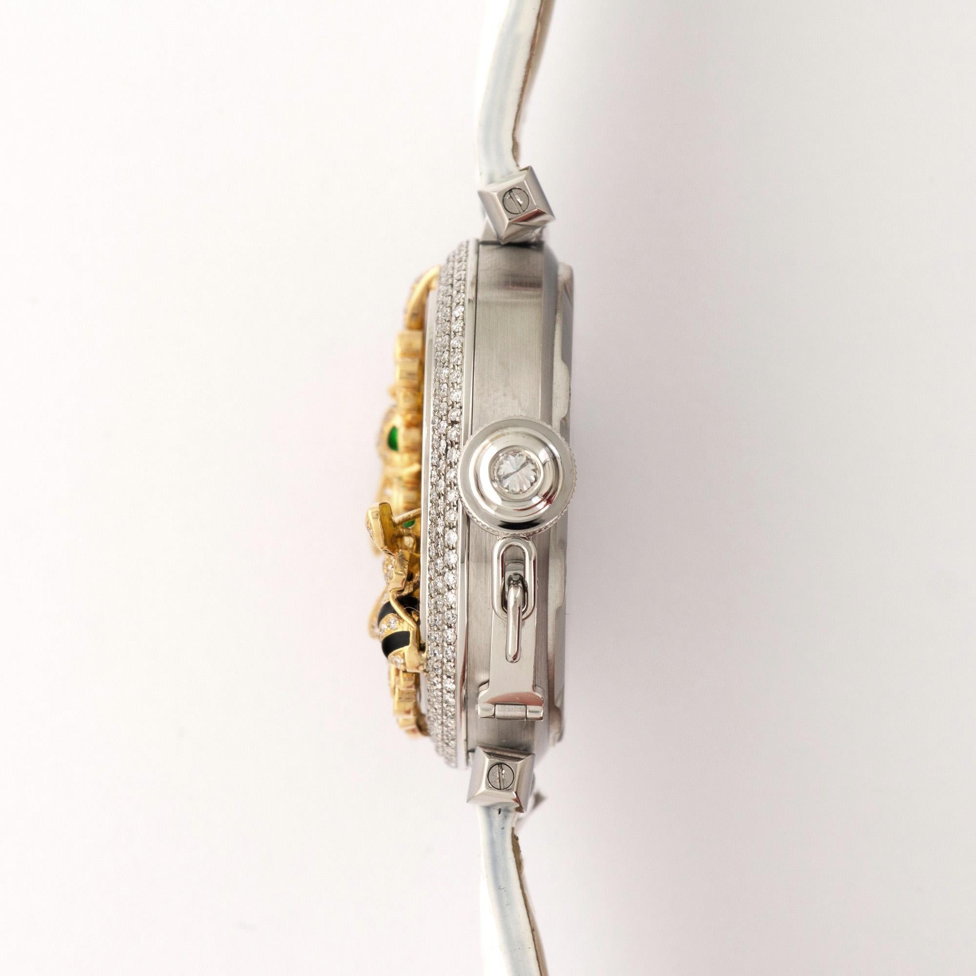 Modern Cartier Le Cirque de Animalier Custom Diamond Watch