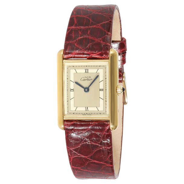 Cartier le Must de Cartier Tank 681006 Women's Watch in Vermeil For ...
