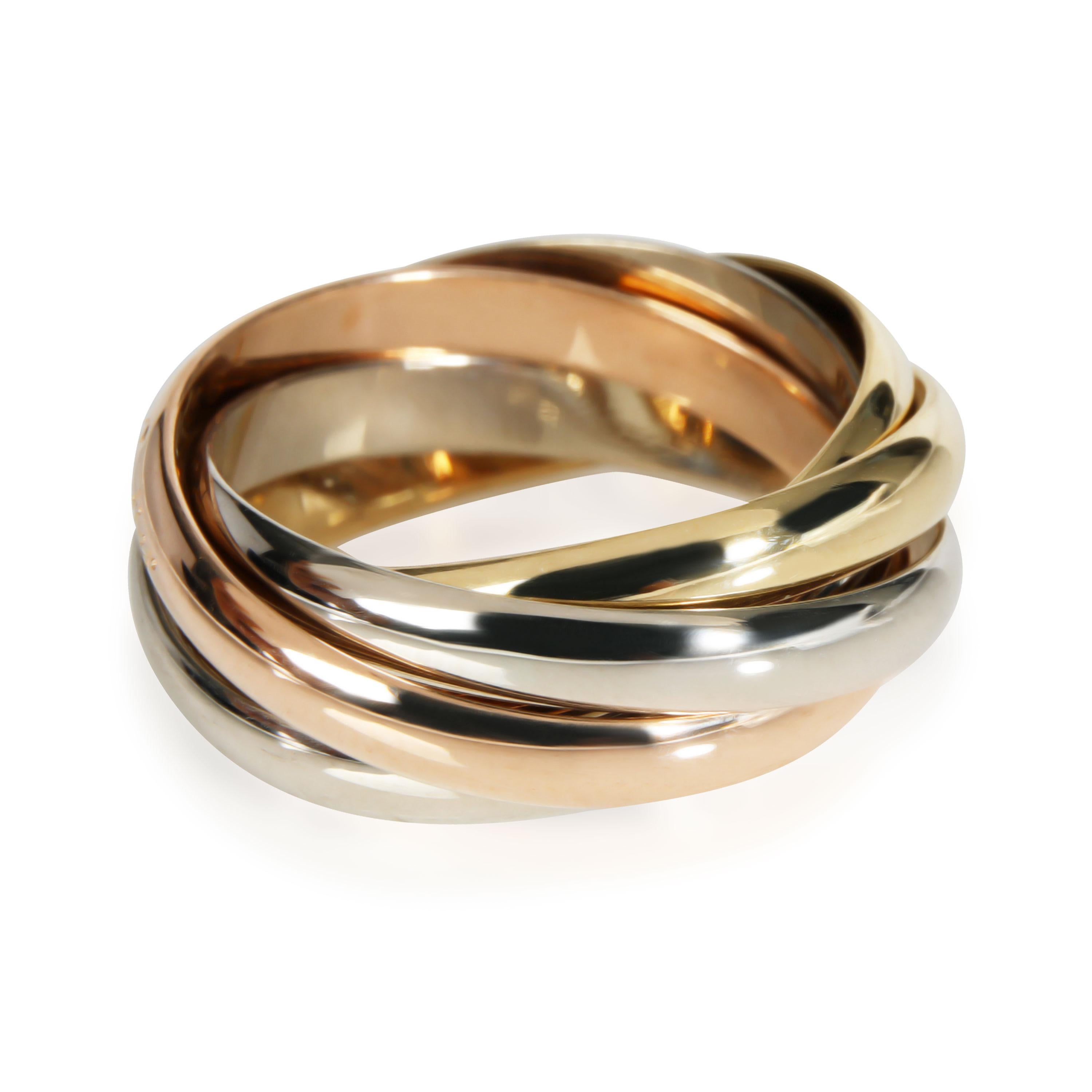 Cartier Le Must De CartierTrinity Ring in 18K 3-Ton Gold











