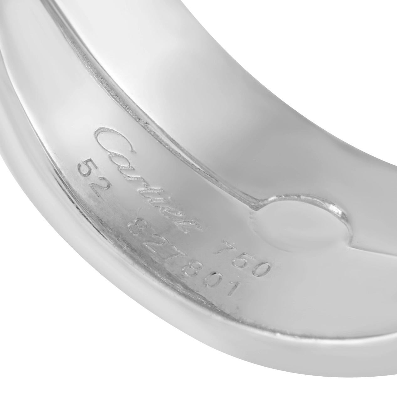 Cartier Le Yin et Le Yang 18K White Gold 5.25 Ct Diamond Pave Ring 1