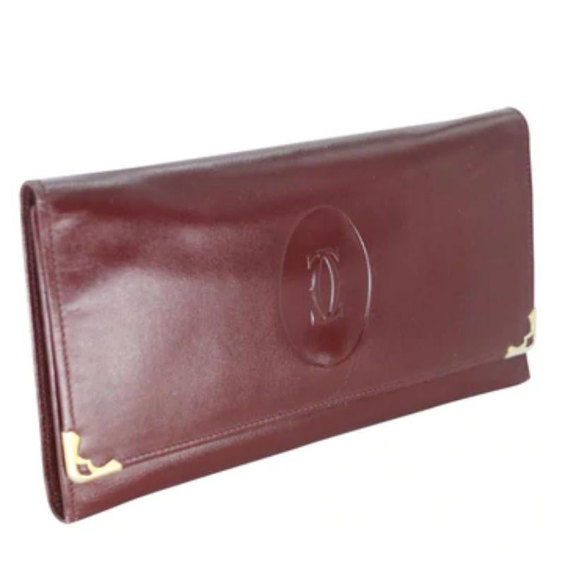Cartier Leather Embossed Logo Wallet CR-1217P-0002

This Cartier Leather Card Embossed Logo Checkbook Wallet is a sophisticated way to organize your essentials such as your checks. It features glamorous red brown buffalo leather with the signature