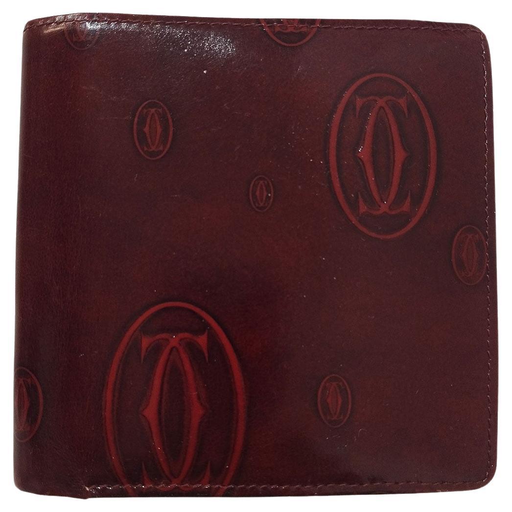 Cartier Leather Wallet For Sale