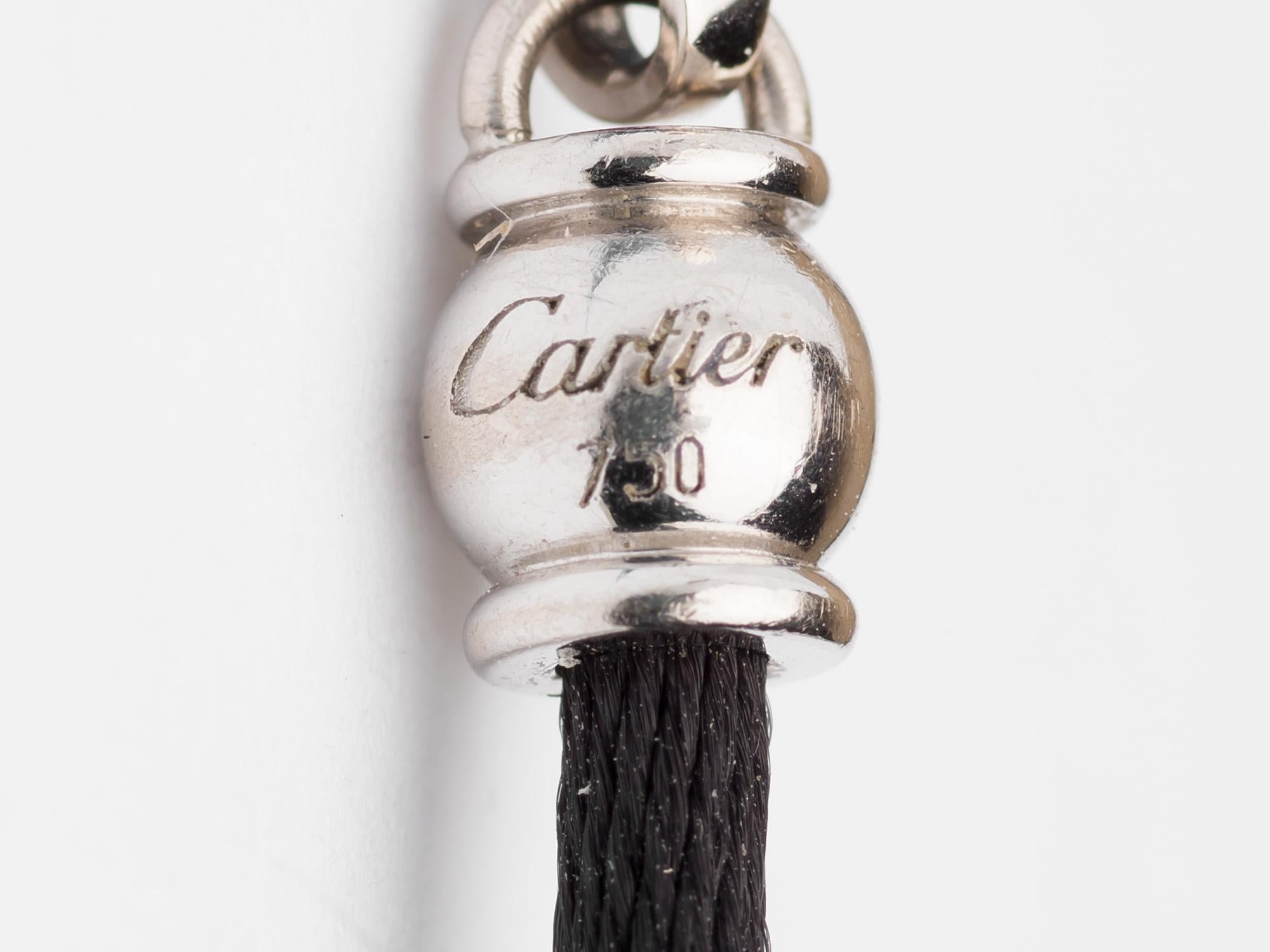 Cartier LeBaiser Diamond Necklace For Sale 2
