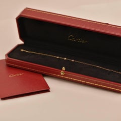 Cartier Légers Diamond Pink Sapphire 18K Rose Gold Bracelet