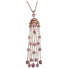 Cartier Legers Pink Sapphires Necklace