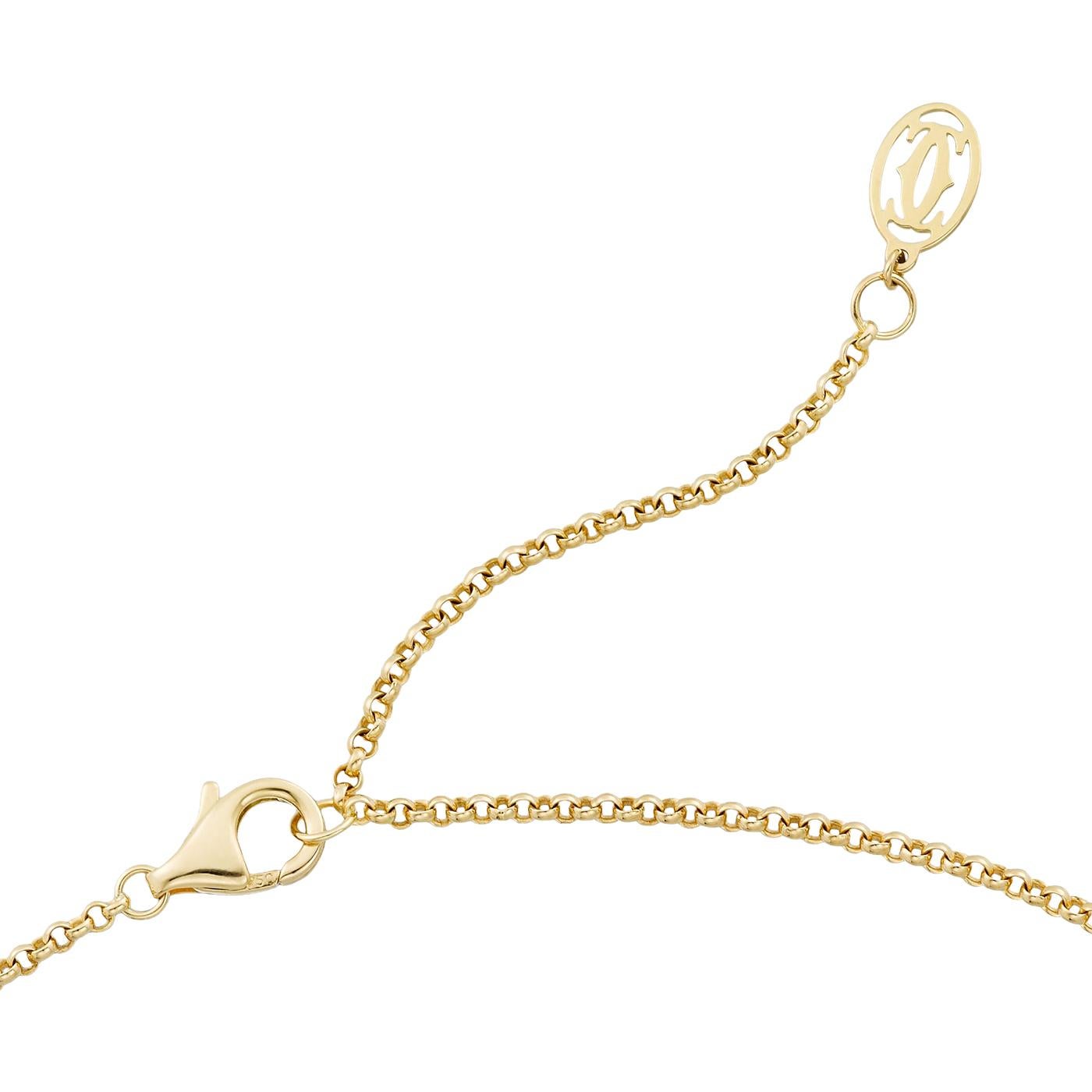 Cartier Les Berlingots De Cartier Collier Malachite Diamant Model No Or Moyen Pour femmes en vente