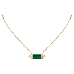 Cartier Les Berlingots De Cartier Malachite Diamond Necklace Medium Model Gold Cartier Les Berlingots De Cartier Malachite Diamond Necklace Medium Model Gold
