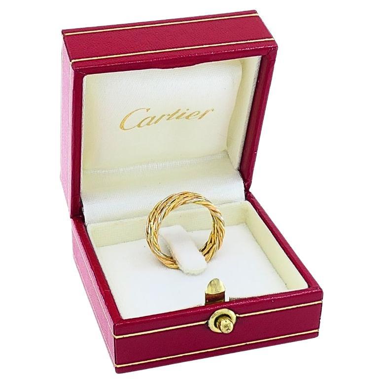 Must de Cartier Anello Trinità intrecciato in oro 18 carati in vendita 2