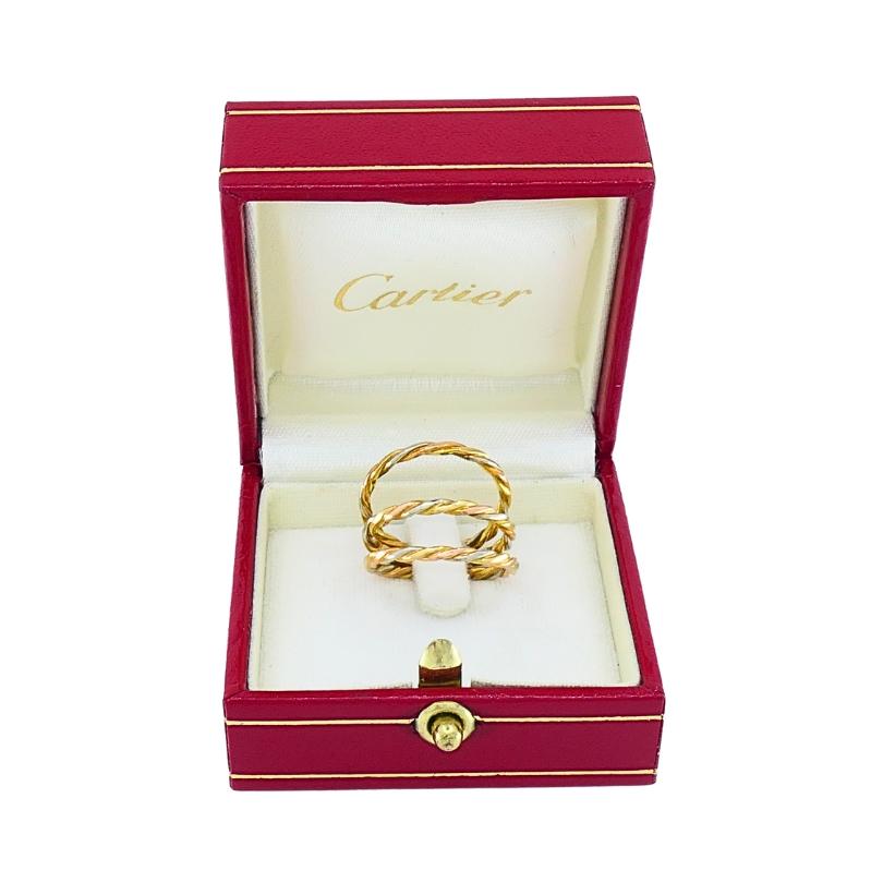 Must de Cartier Anello Trinità intrecciato in oro 18 carati in vendita 4