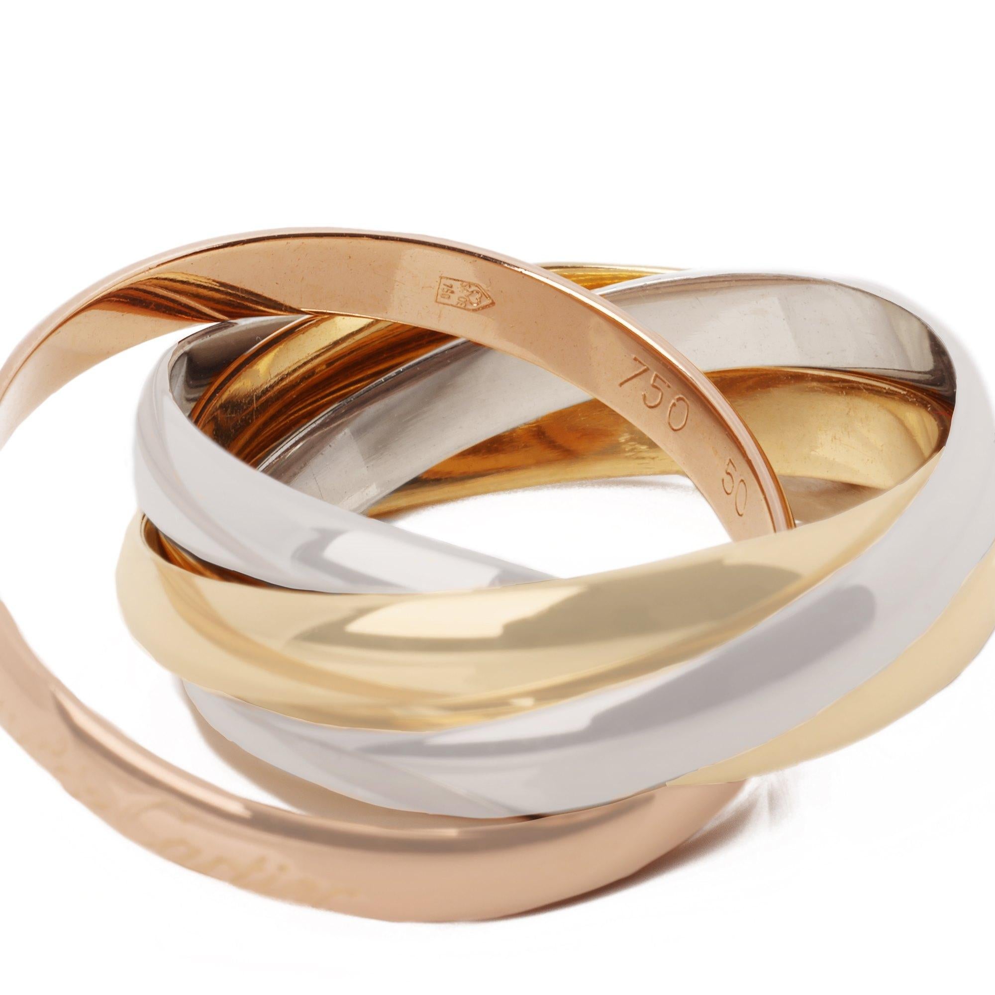cartier trinity ring 5 band