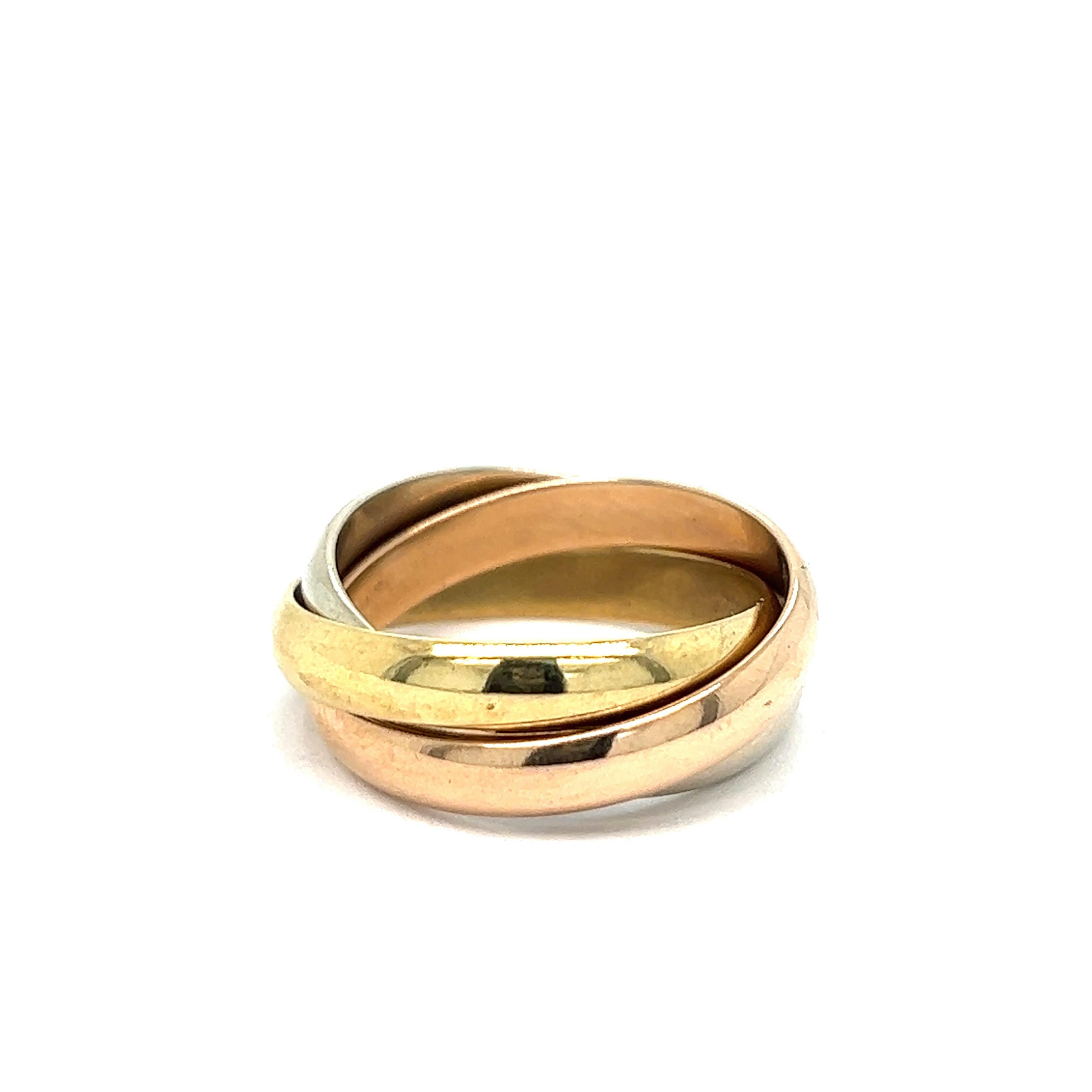 Cartier Les Must de Cartier Gold Rings In Good Condition For Sale In New York, NY