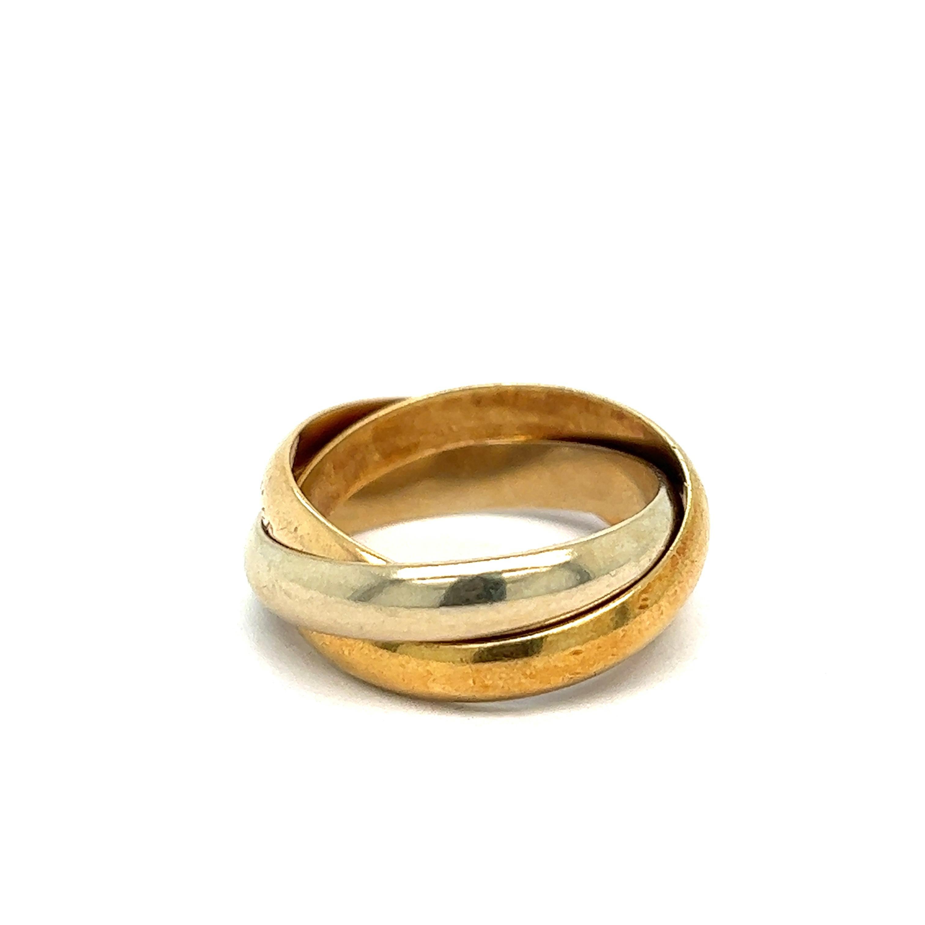 Cartier Les Must de Cartier Gold Rings In Good Condition For Sale In New York, NY