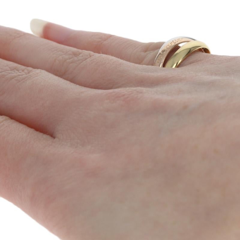 Women's Cartier Les Must De Cartier Trinity Band Yellow Gold 18 Karat Rolling Ring