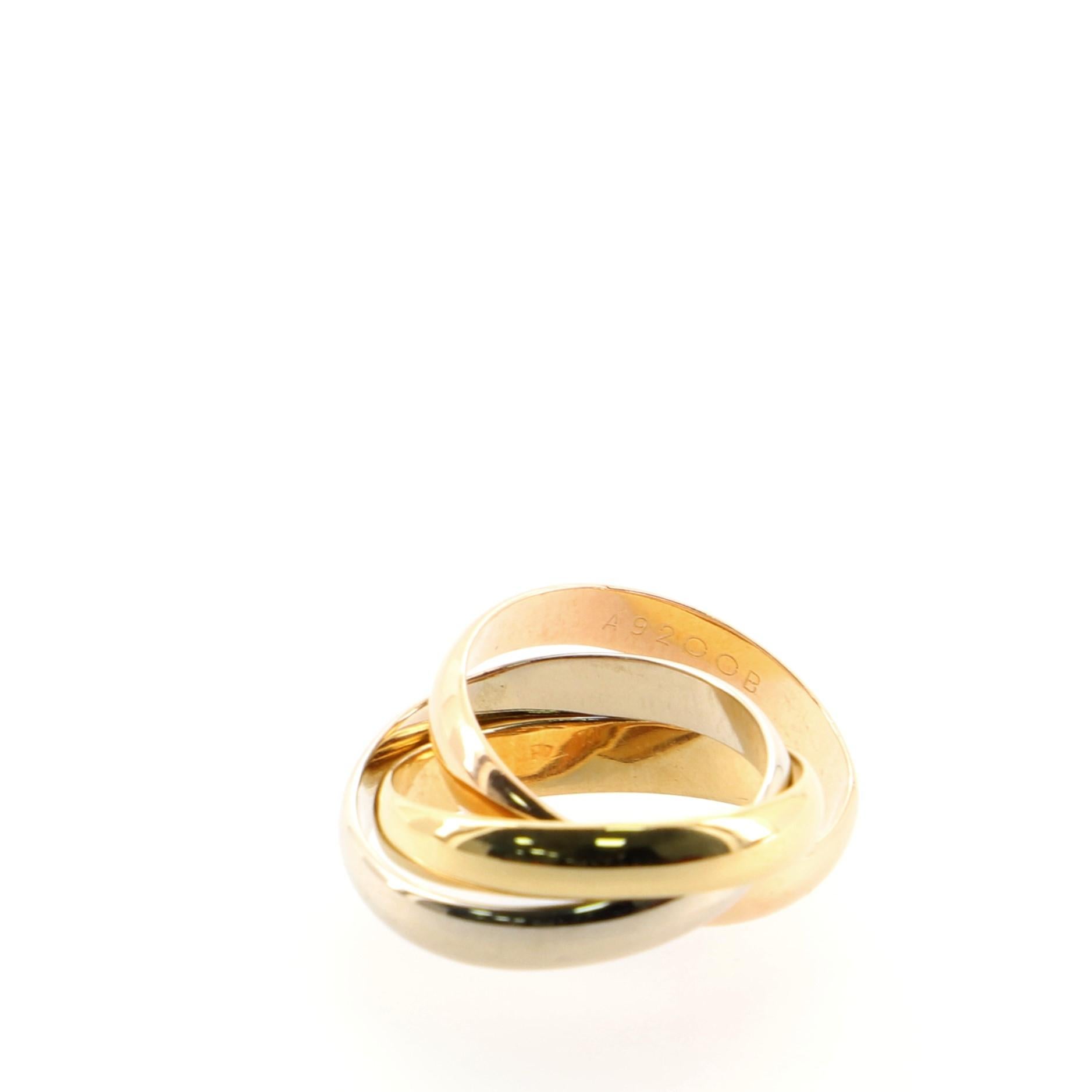 Cartier Les Must de Cartier Trinity Ring 18 Karat Tricolor Gold 2