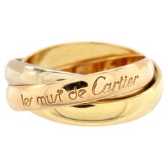 Cartier Les Must de Cartier Trinity Ring 18K Tricolor Gold