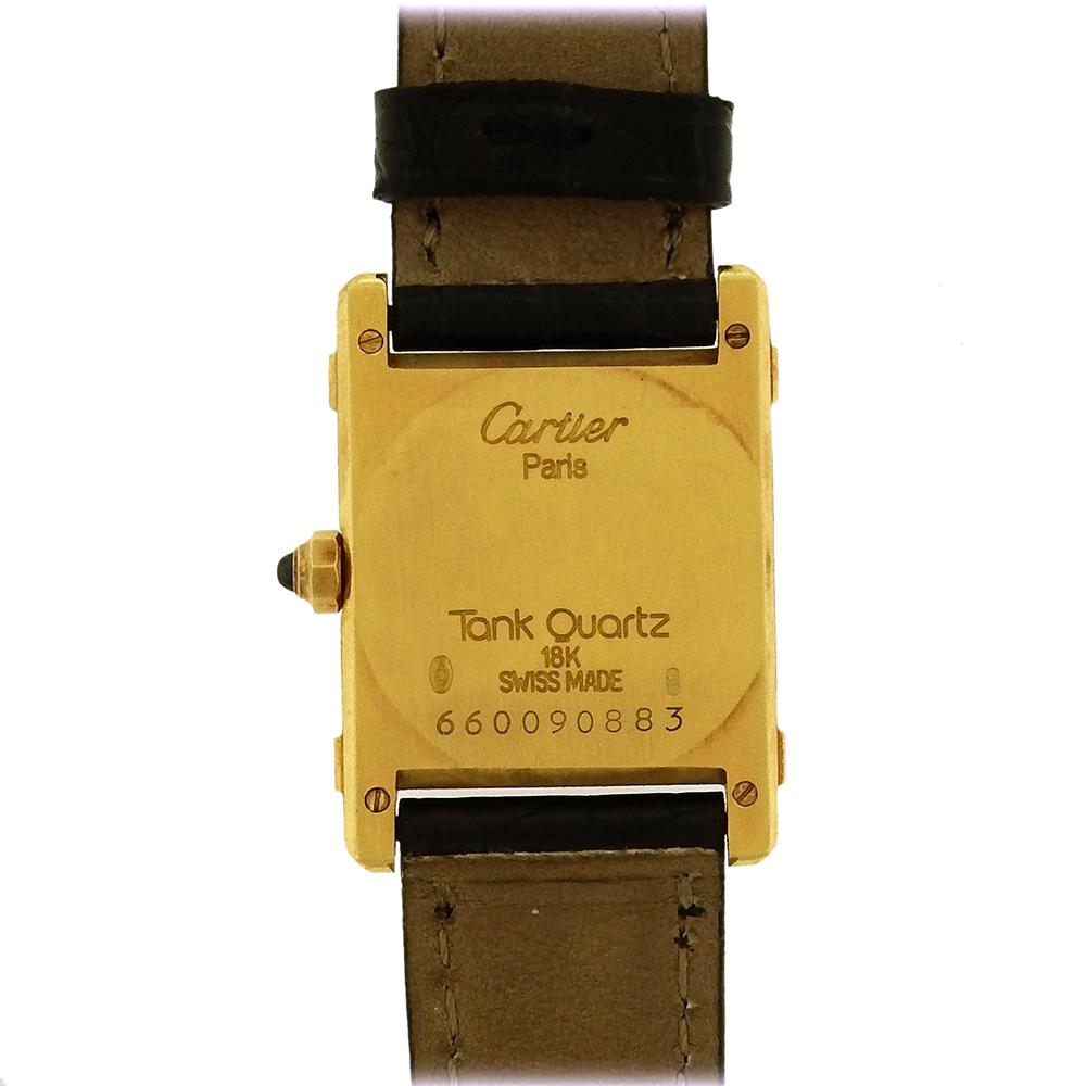 Cartier Les Must Women's Chinoise Quartz Tank Wristwatch 1