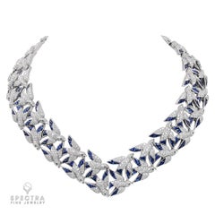 Cartier 'Les Oiseaux Liberees' Sapphire Diamond 5-Piece Suite