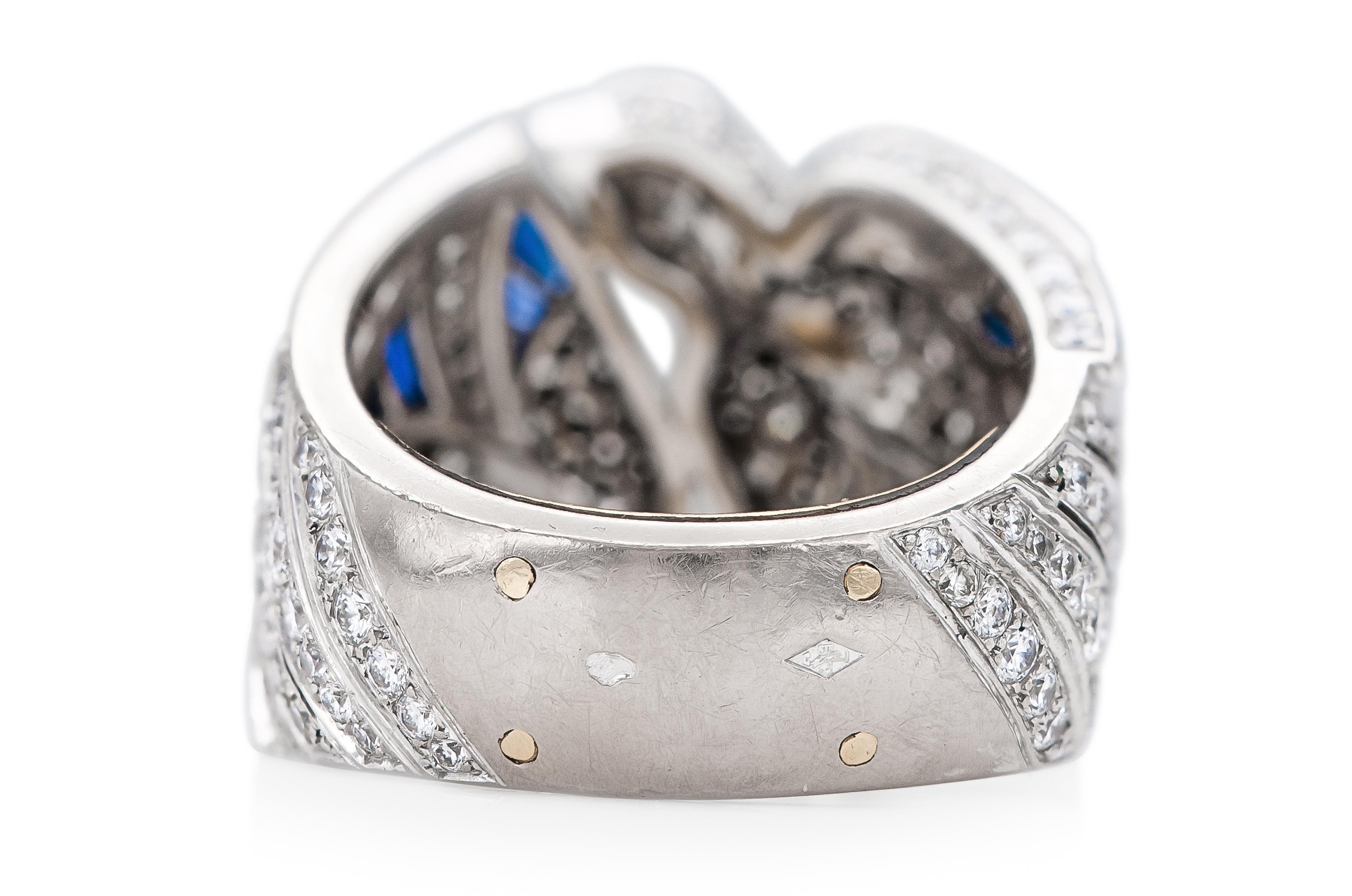 Cartier Les Oiseaux Libérés Diamantring Damen im Angebot