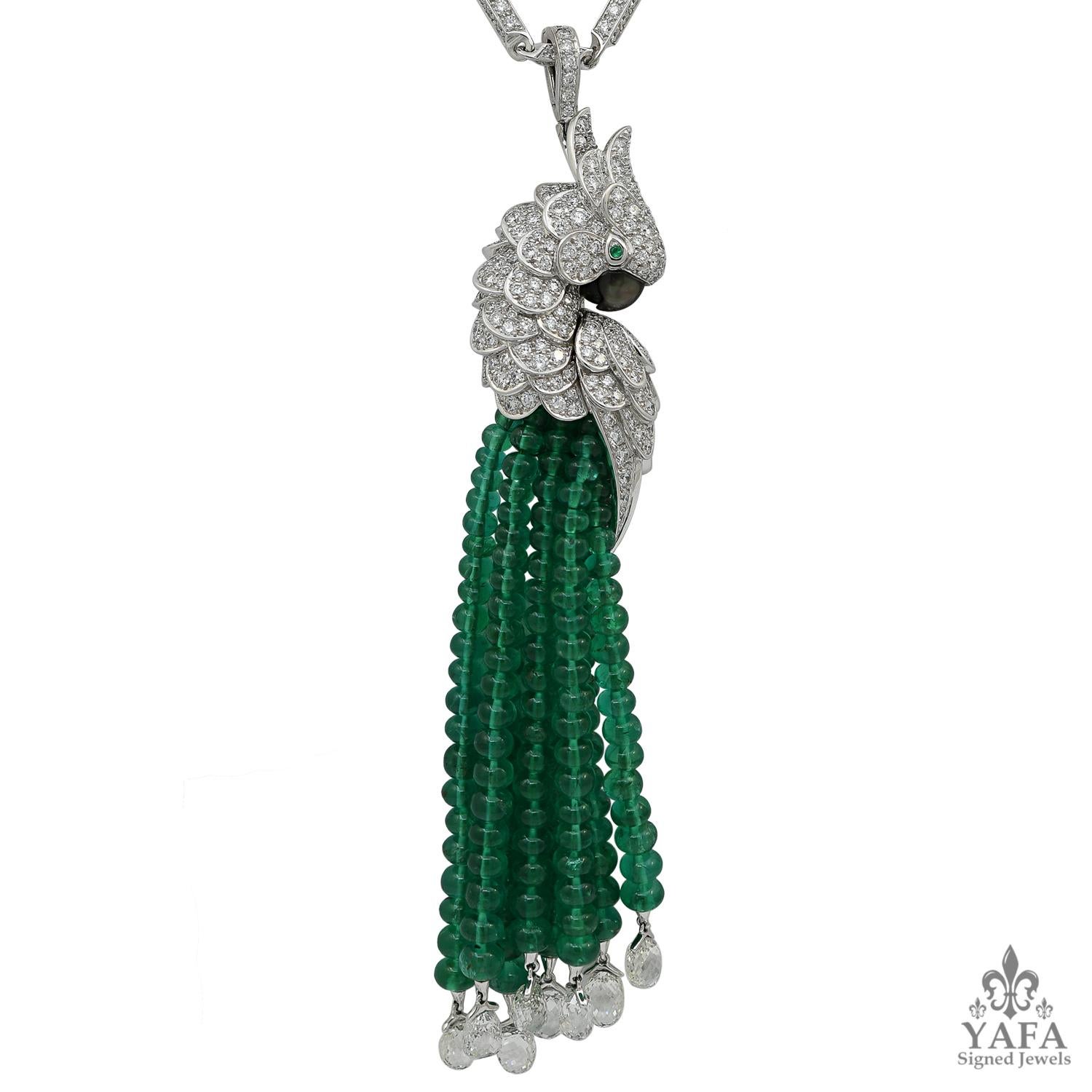 cartier emerald necklace