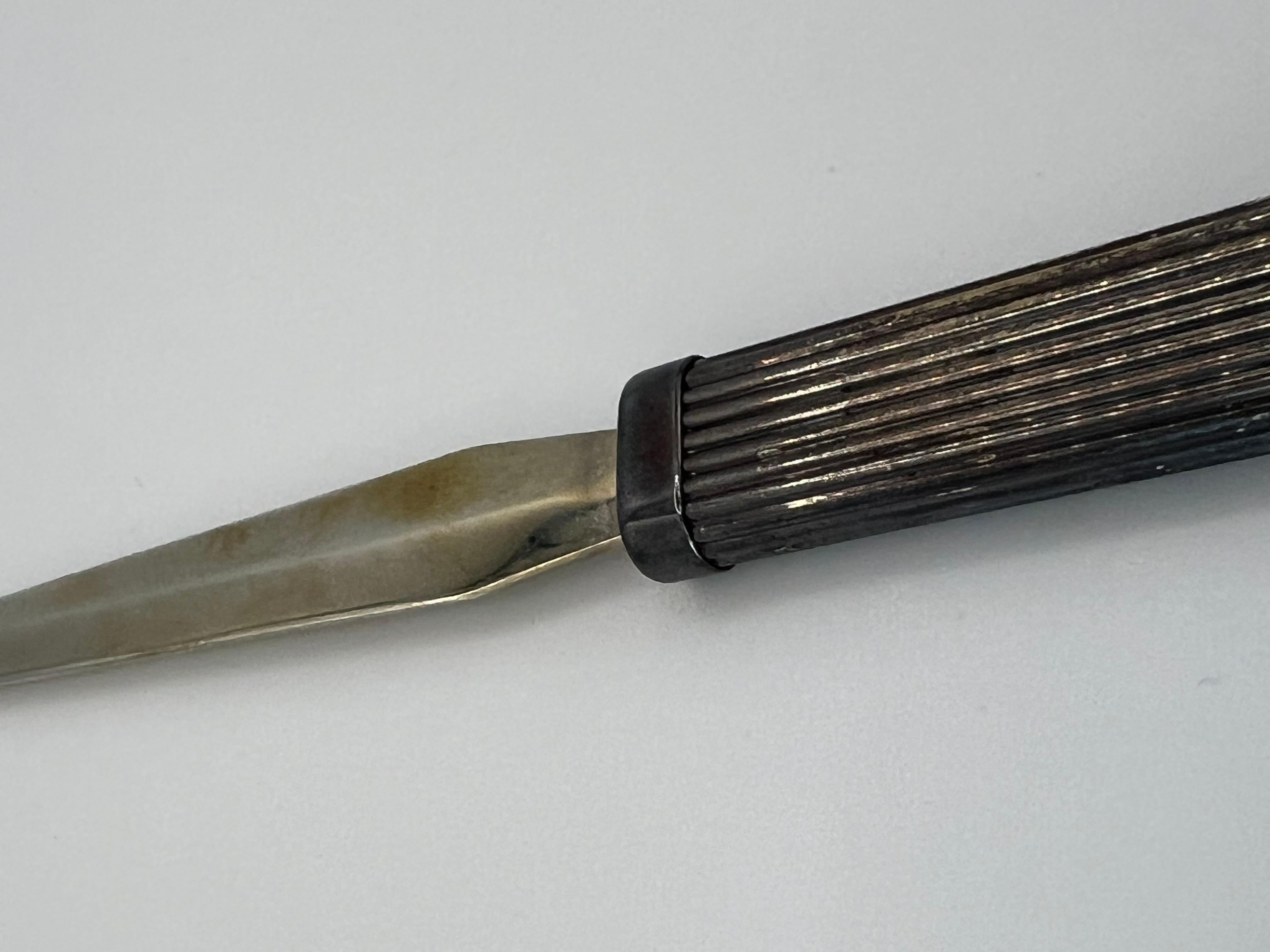 Cartier Letter Opener Sterling Original Box ca' 1970's For Sale 3