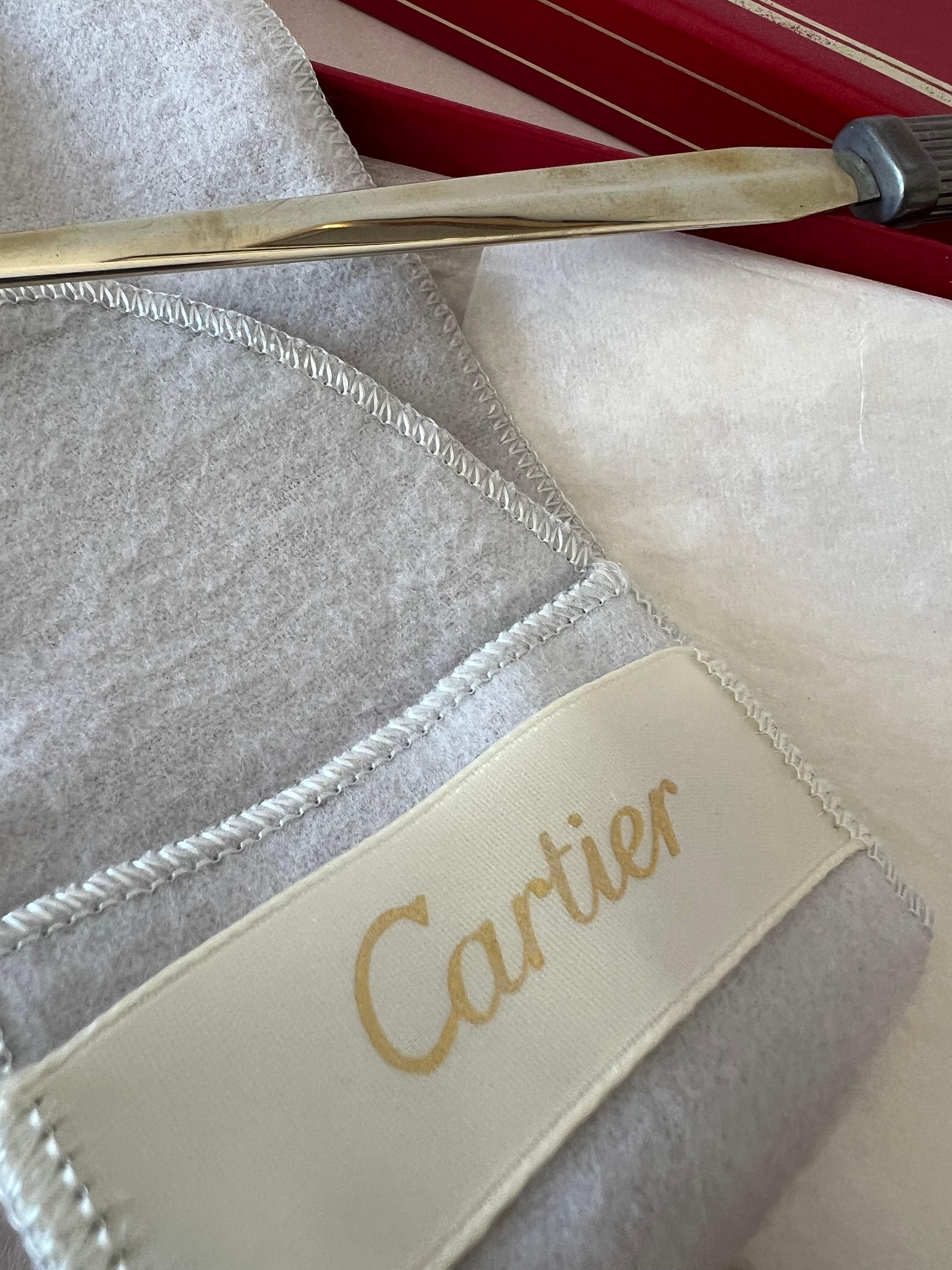 Cartier Letter Opener Sterling Original Box ca' 1970's In Good Condition For Sale In St.Petersburg, FL