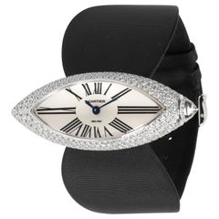 Cartier Libre Calisson WJ303050 Women's Watch in 18 Karat White Gold