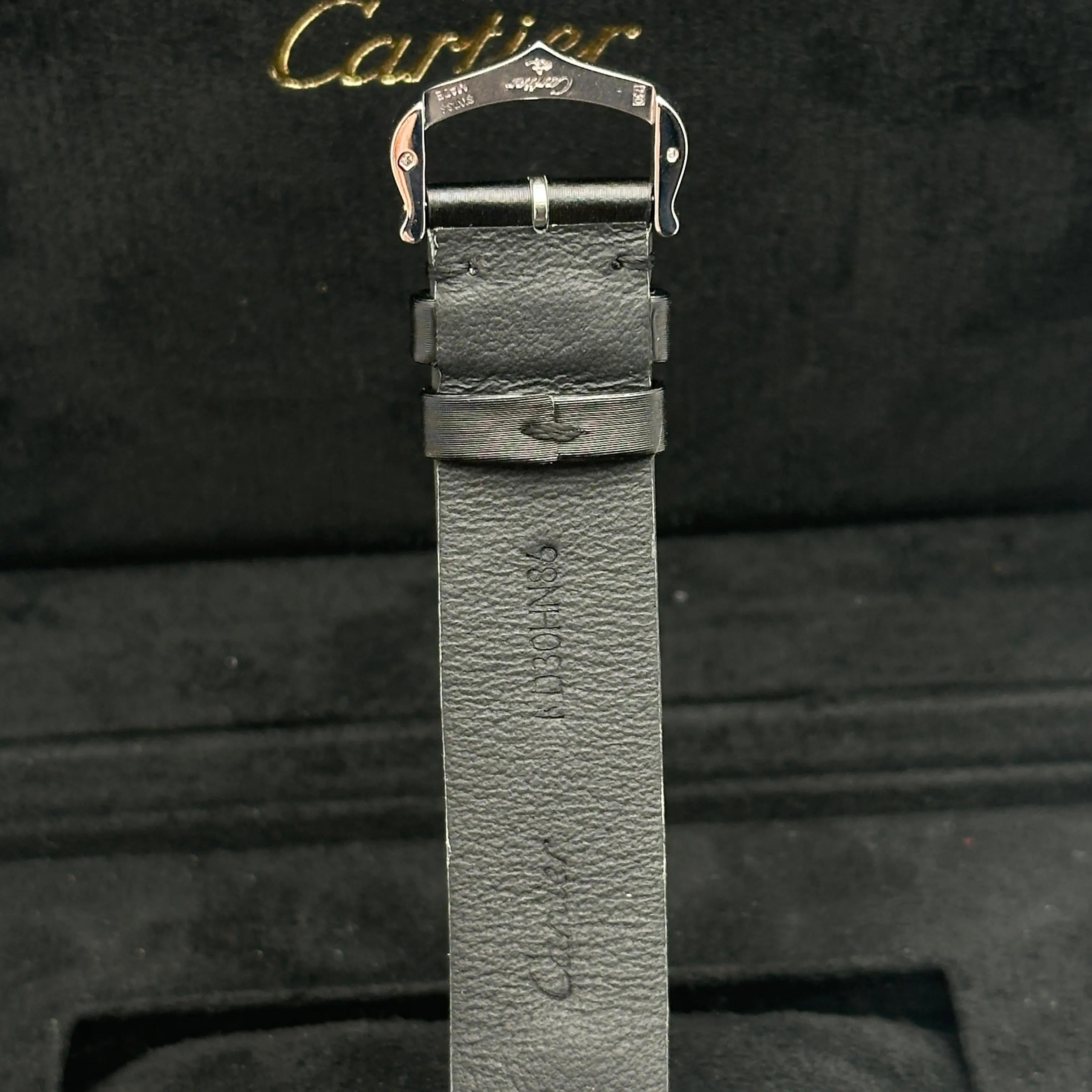 Cartier Libre Noeud 18K White Gold Silver Dial Diamonds Ladies Watch 3080 For Sale 6