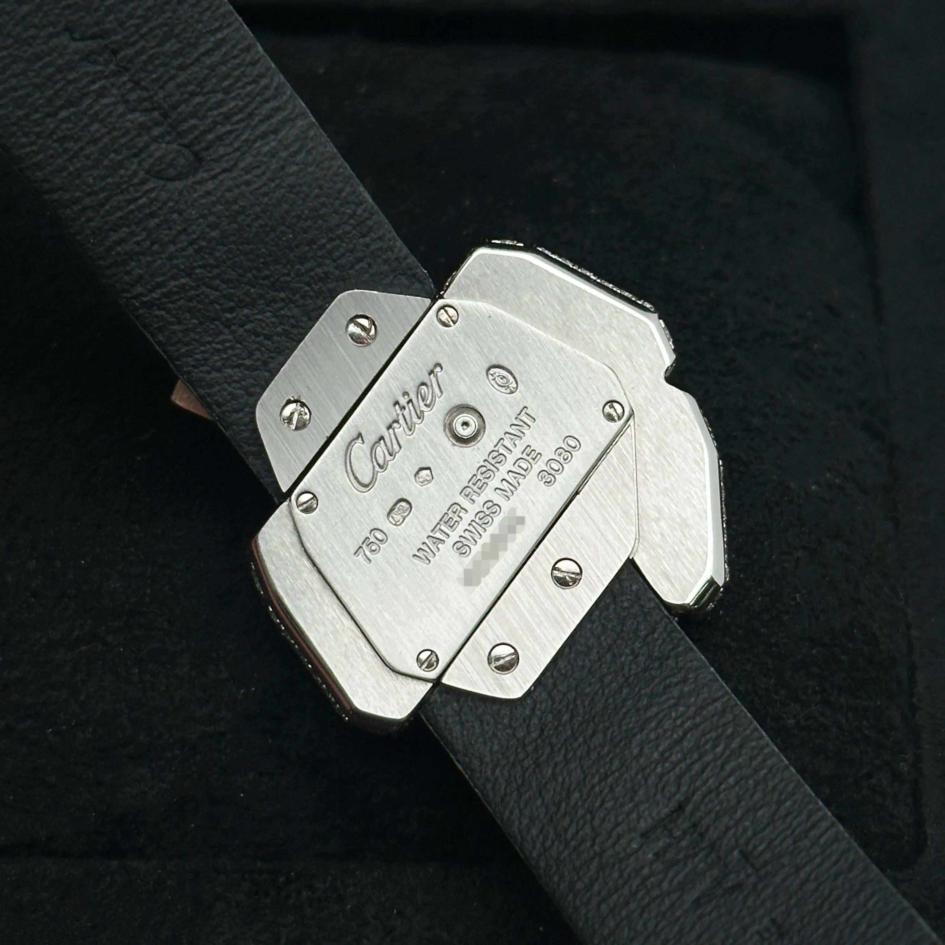 Cartier Libre Noeud 18K White Gold Silver Dial Diamonds Ladies Watch 3080 For Sale 9