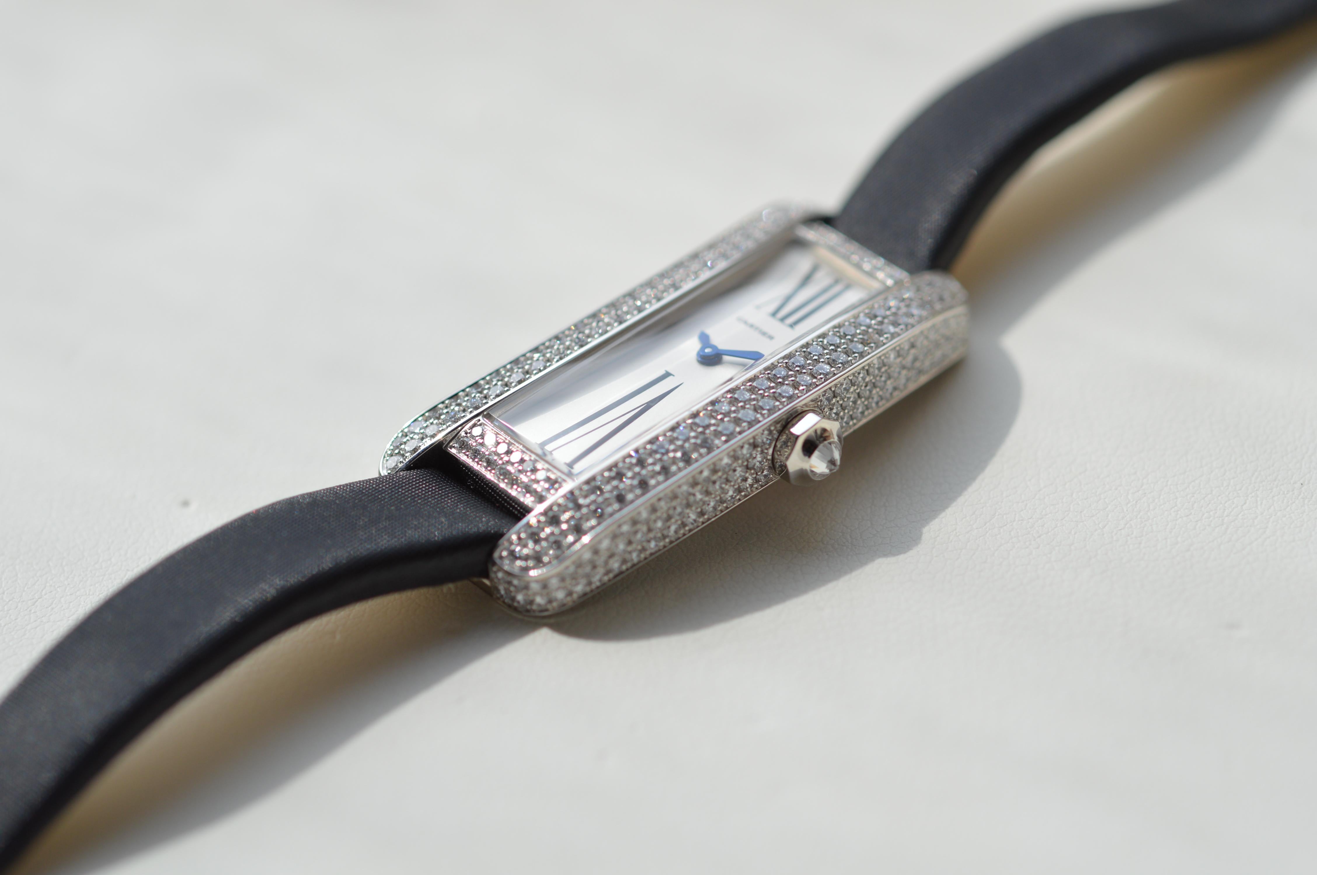 cartier curved watch