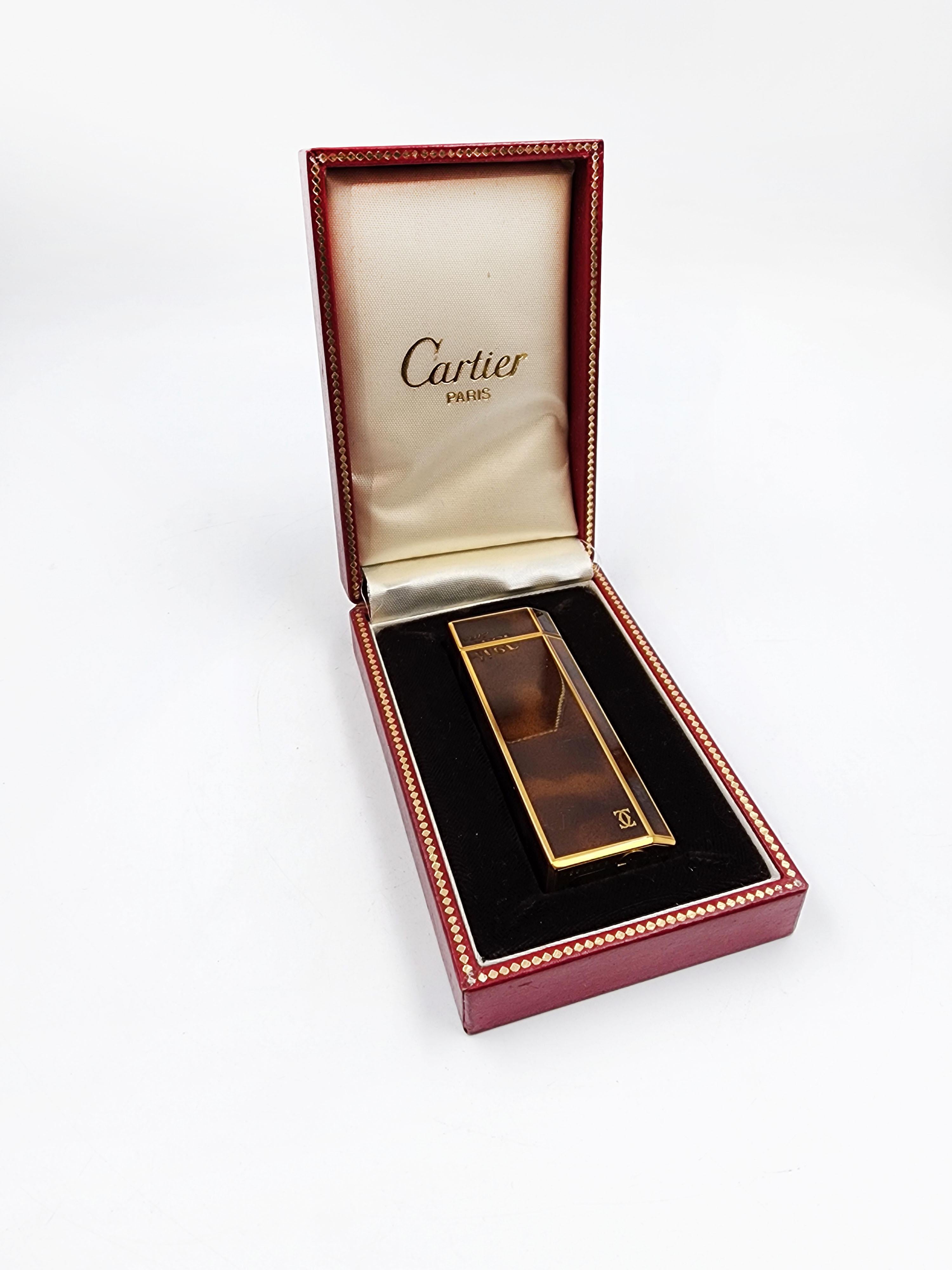 20ième siècle Briquet Cartier Circa 80s Vintage 