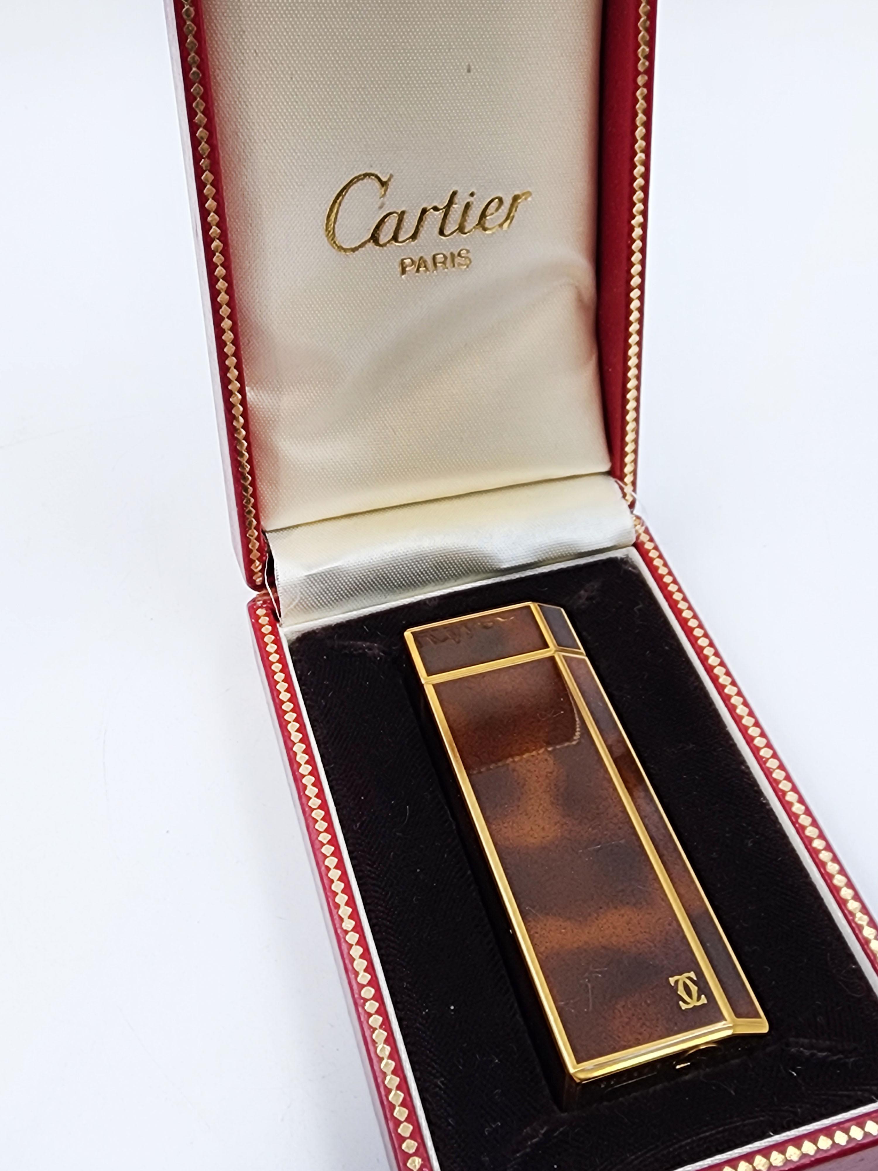 Laque Briquet Cartier Circa 80s Vintage 