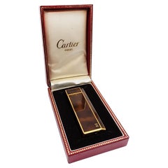 Cartier Lighter Circa 80s Vintage "Trinity" Brown Lacquer 