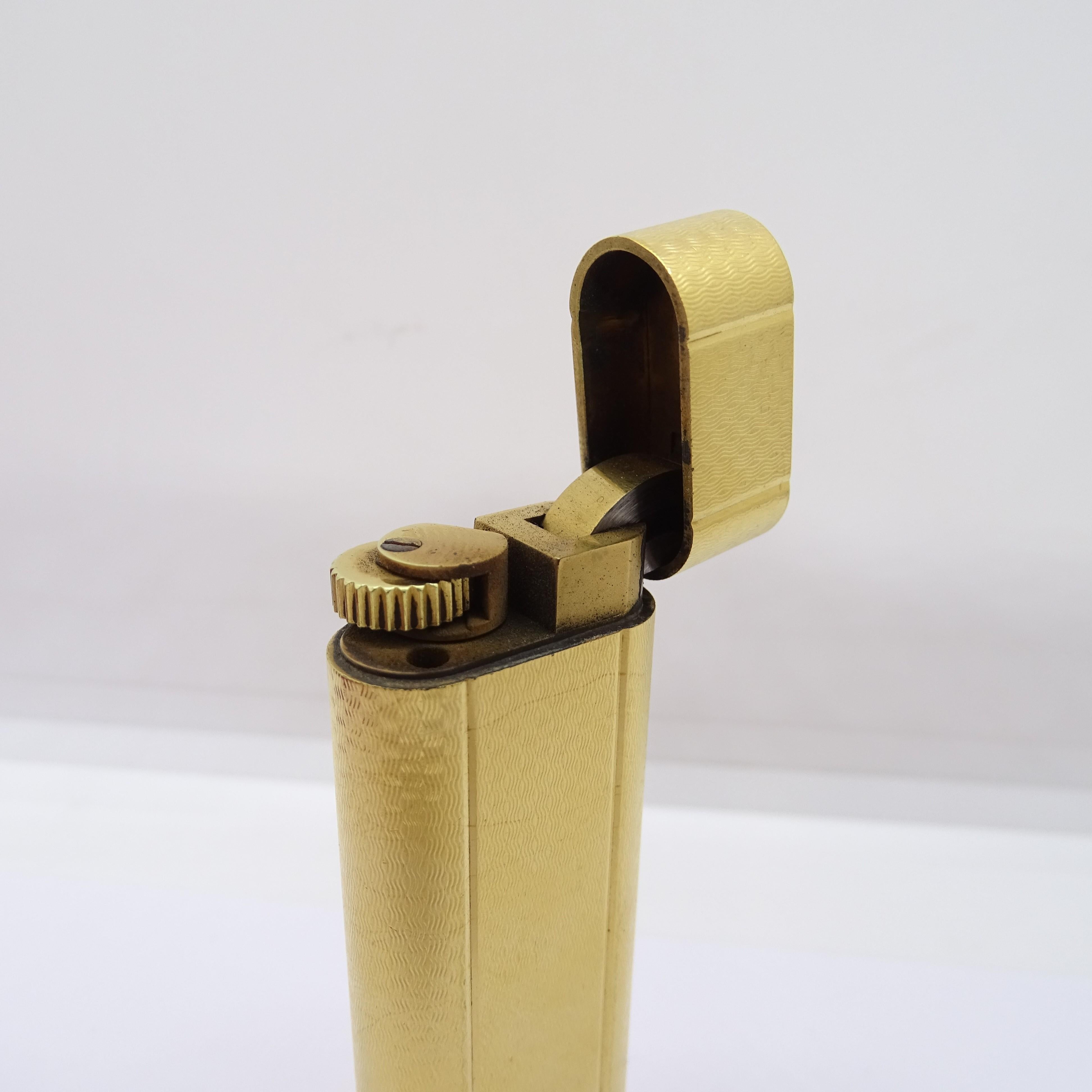 Cartier lighter with travel kit, gold plated, 90's - France For Sale 7