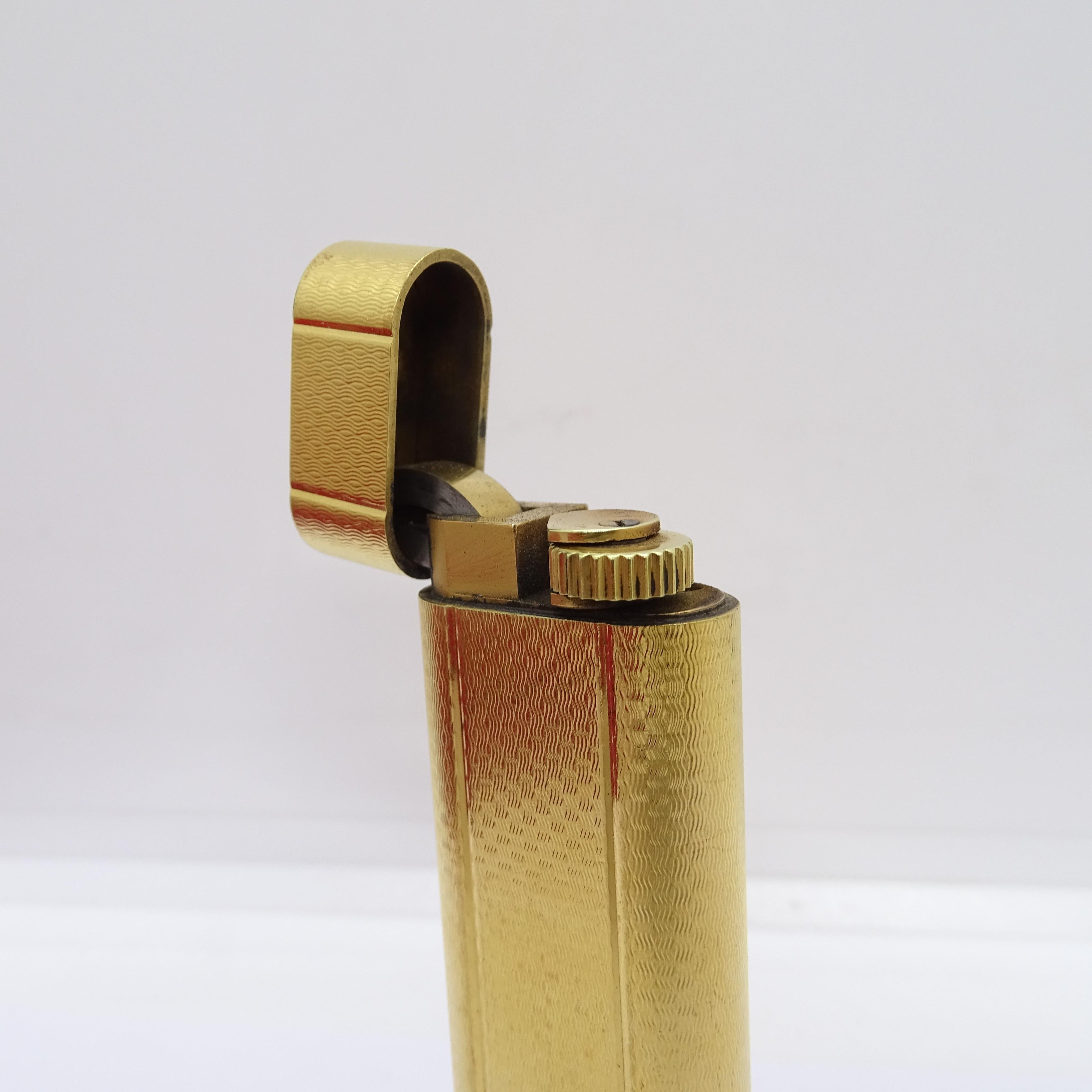 Cartier lighter with travel kit, gold plated, 90's - France For Sale 8