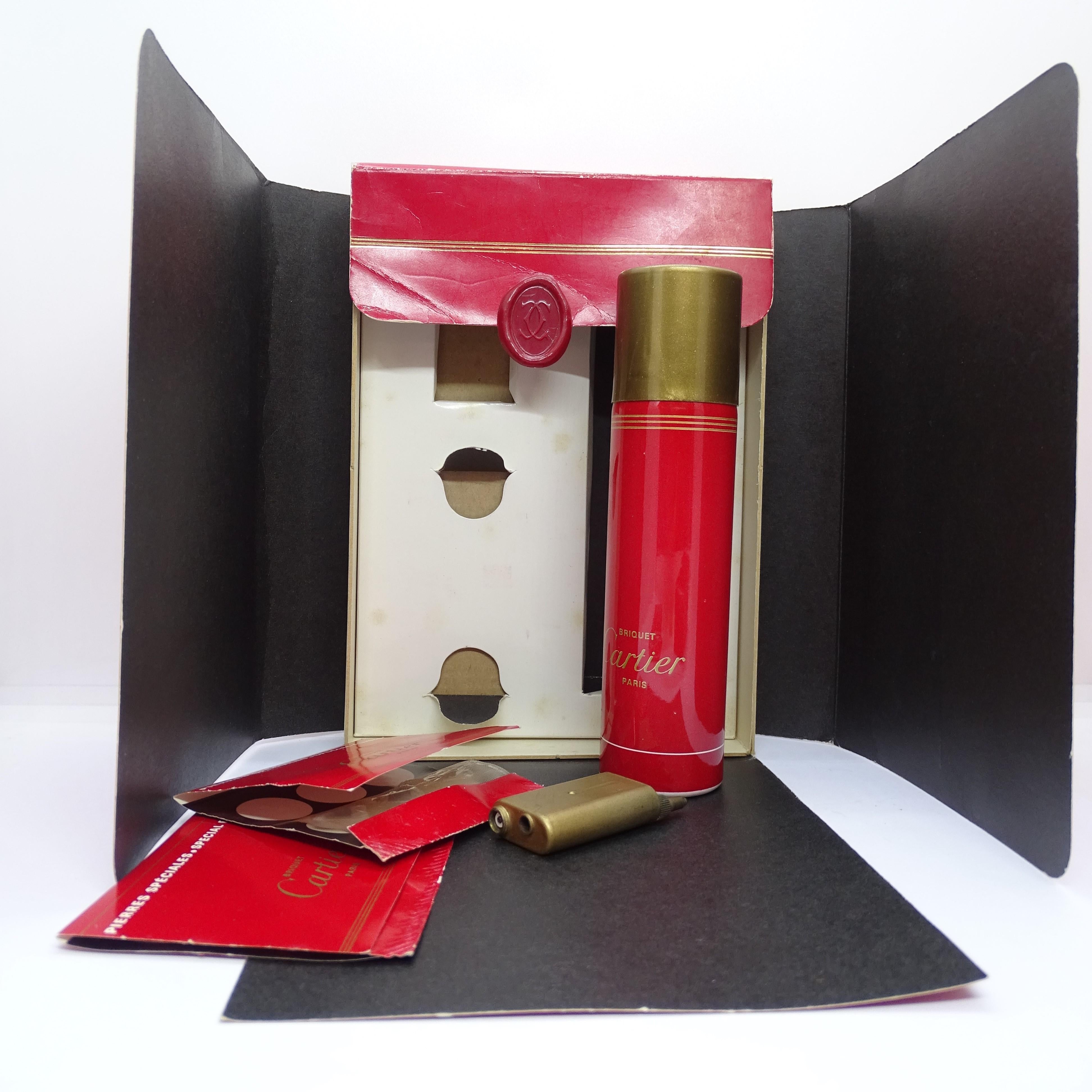 Cartier lighter with travel kit, gold plated, 90's - France For Sale 13