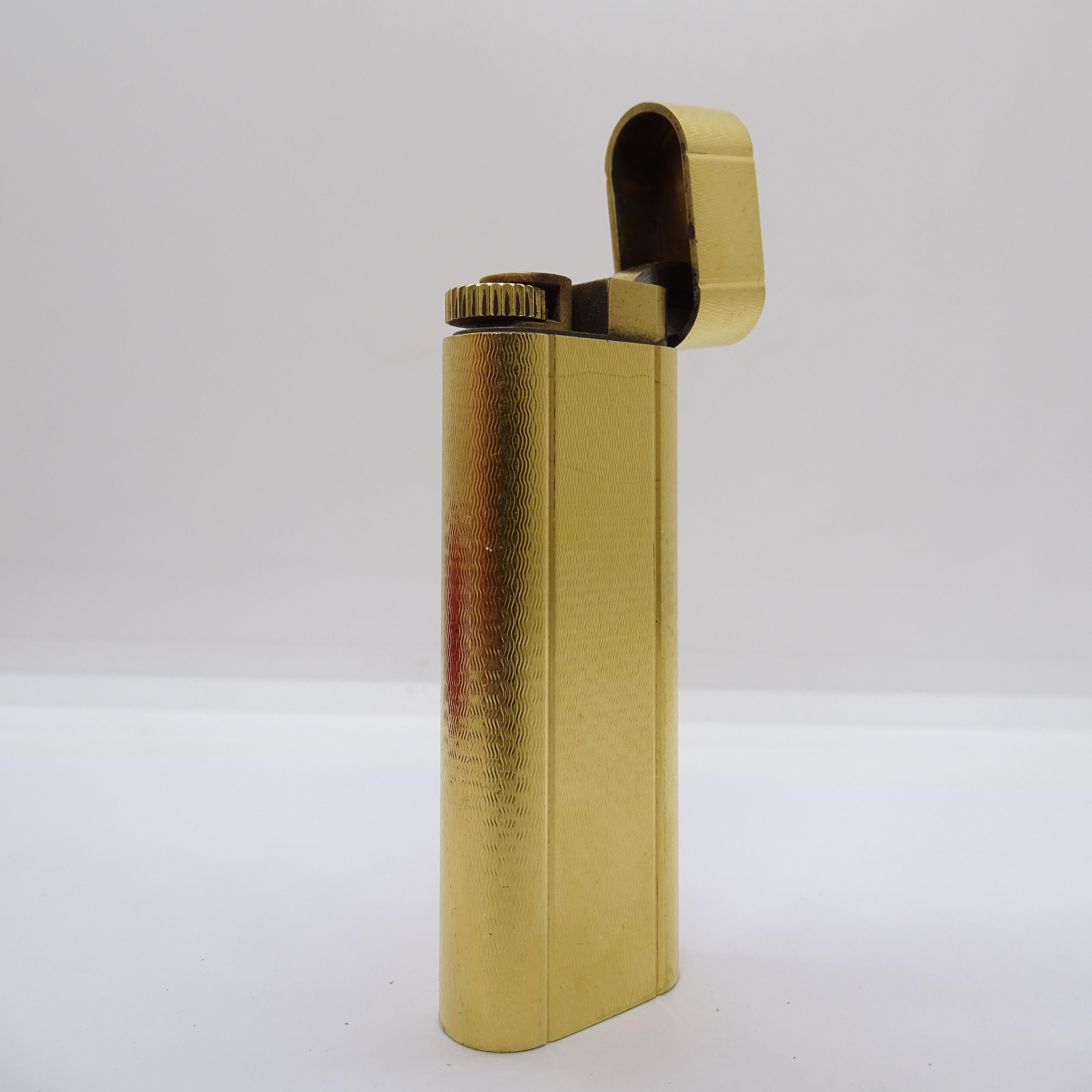 Cartier lighter with travel kit, gold plated, 90's - France For Sale 4
