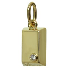 Cartier L'Ignot D'Or Diamond Yellow Gold Pendant