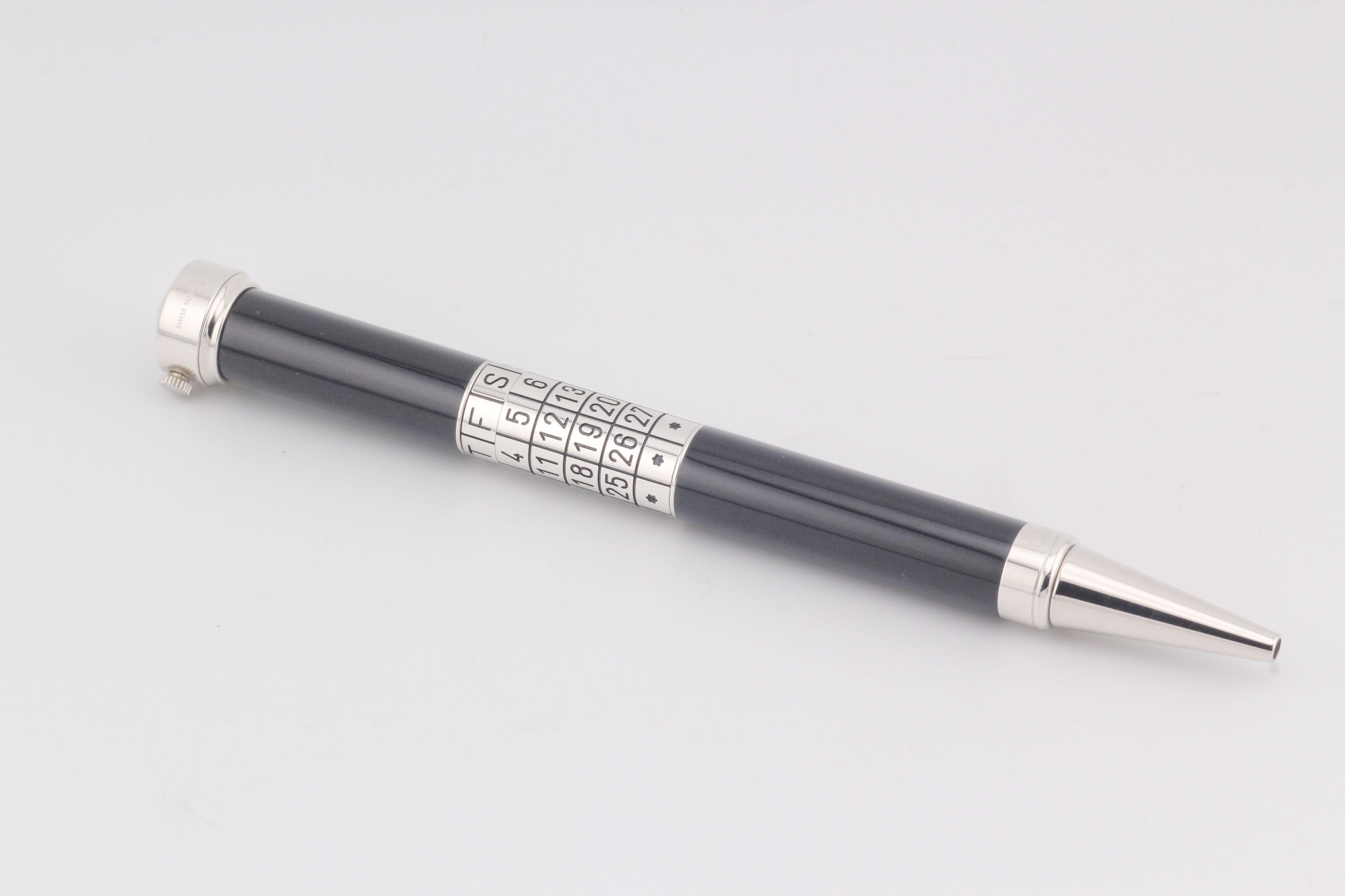 da uomo o donna Orologio con penna a sfera Cartier Limited Edition Calendar con scatola in vendita