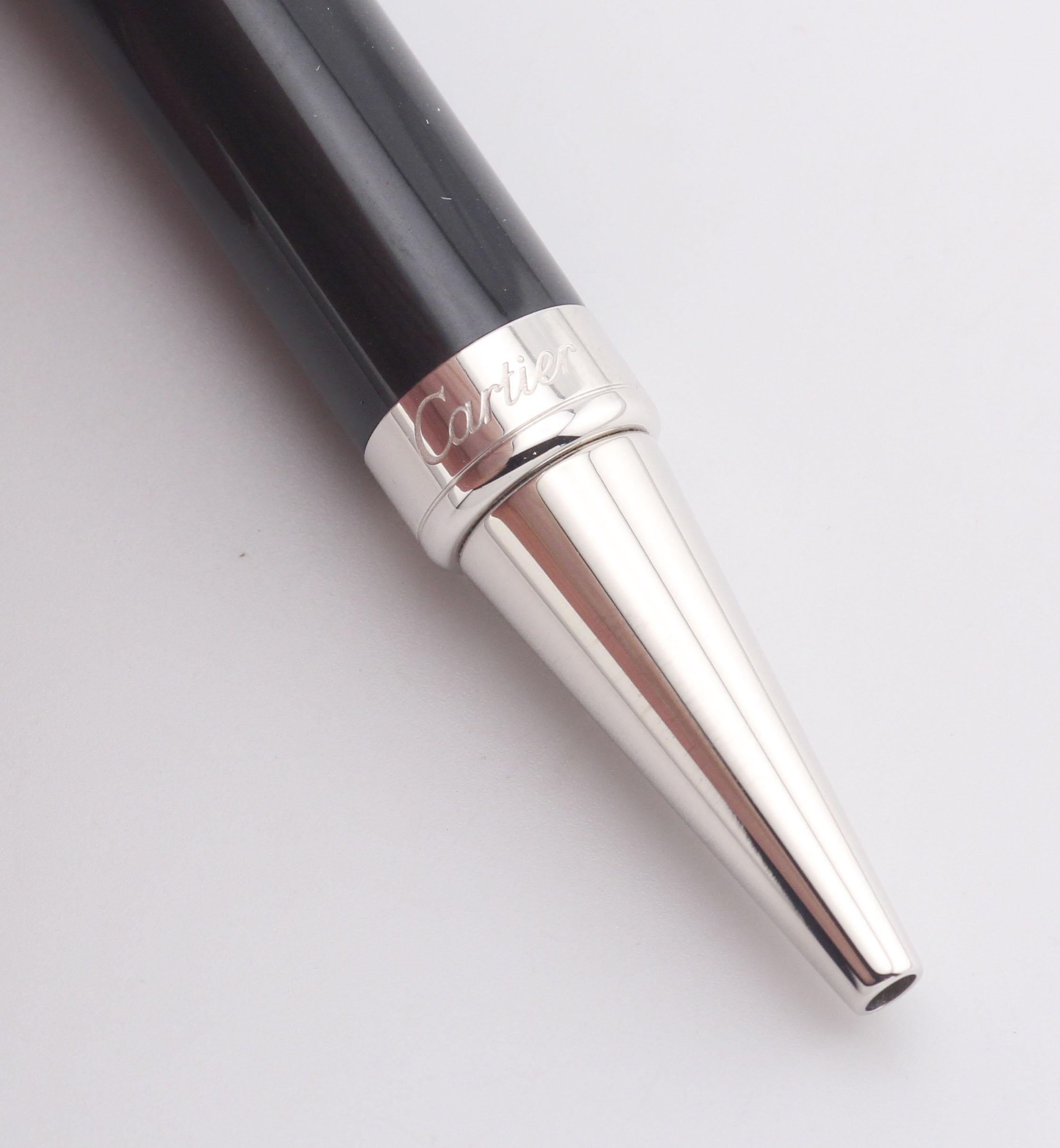 Orologio con penna a sfera Cartier Limited Edition Calendar con scatola in vendita 1