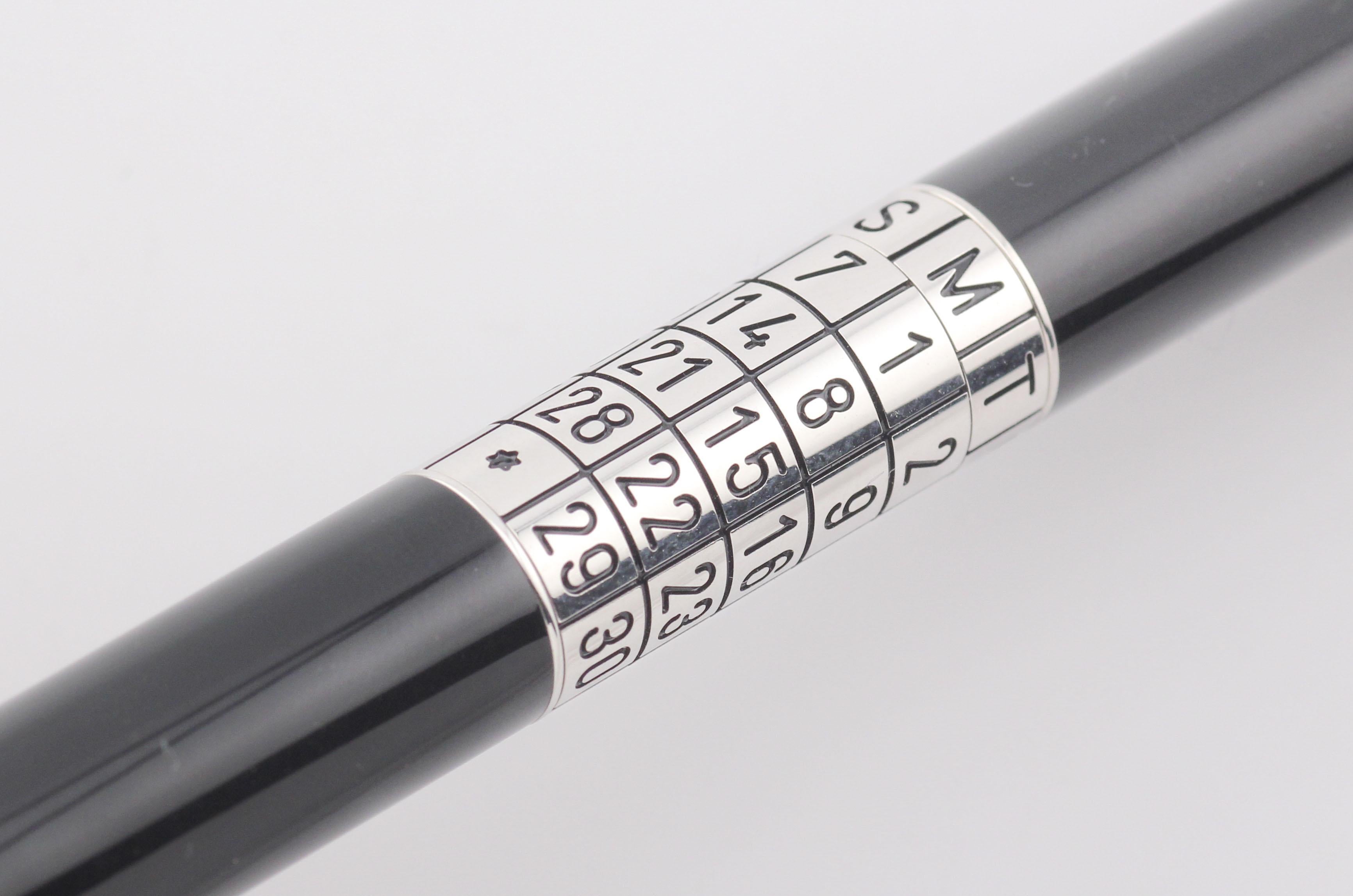 Orologio con penna a sfera Cartier Limited Edition Calendar con scatola in vendita 4