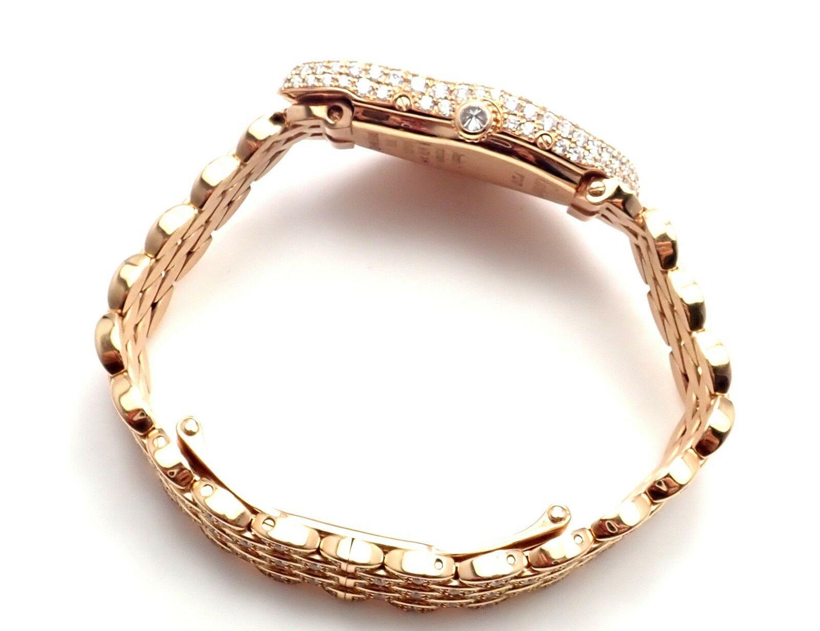 Montre-bracelet Cartier en or rose avec diamant Crash:: édition limitée 3