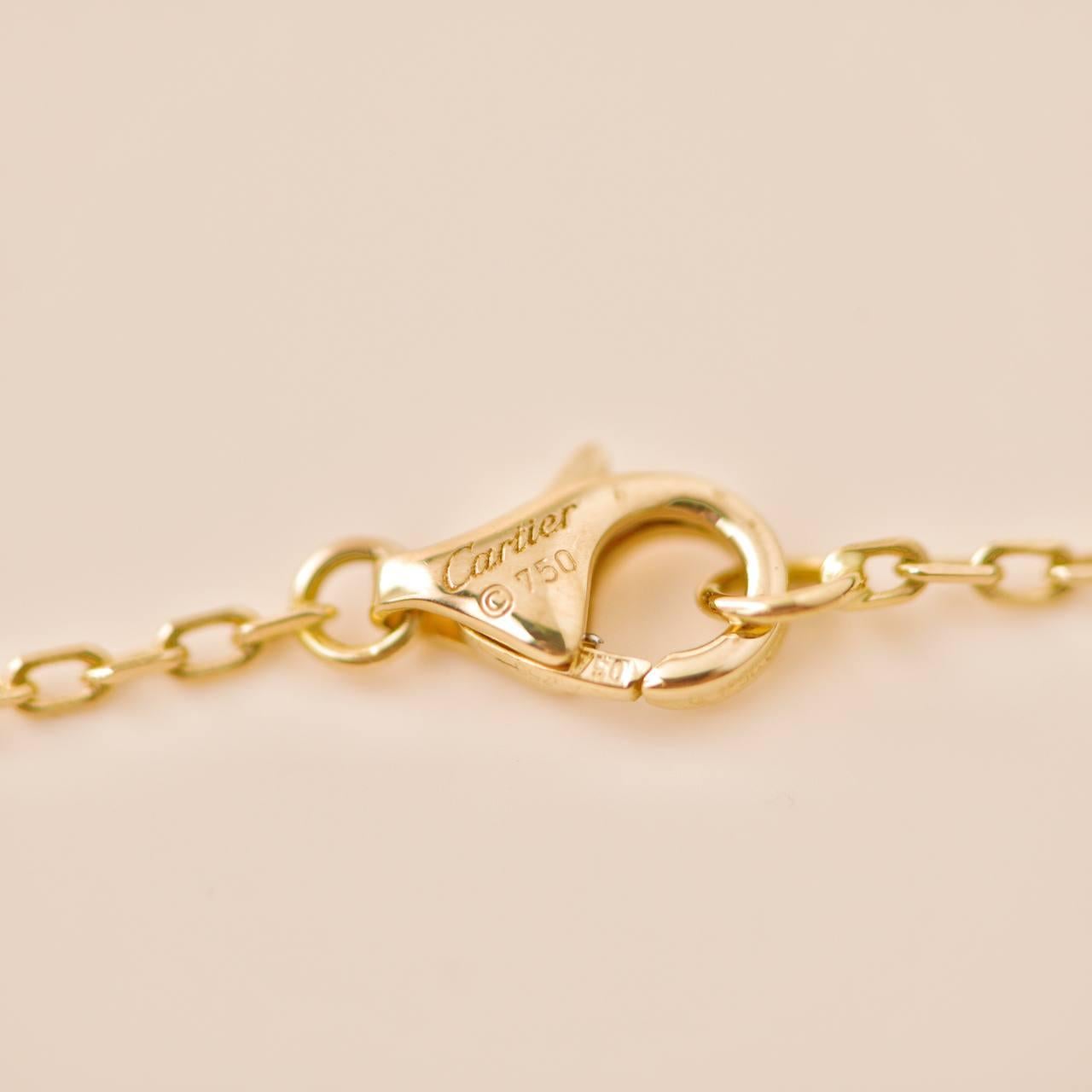 Collar Escarabajo Cartier Edición Limitada Diamante Tsavorita Lapislázuli Oro Amarillo 18K 3